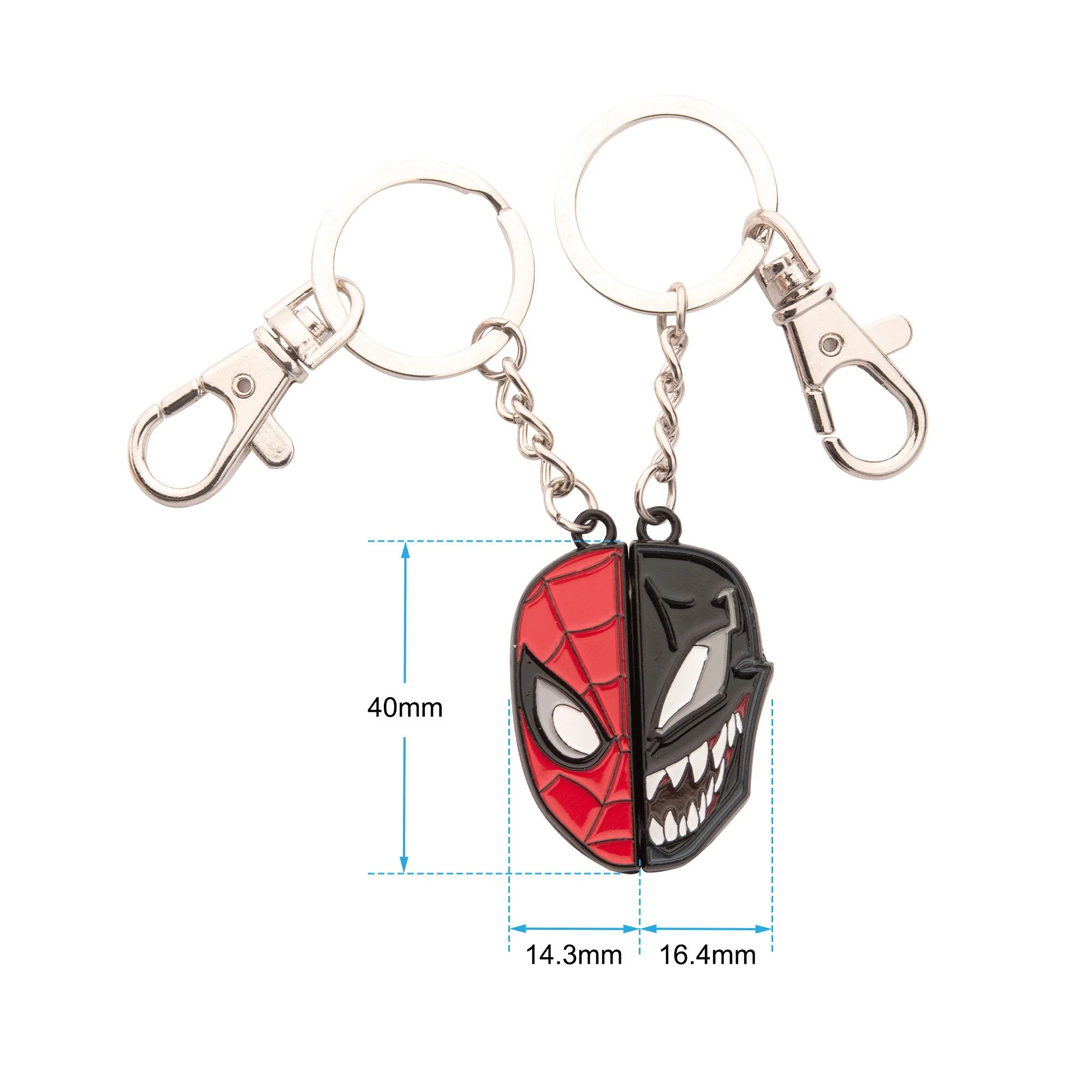 Spider-Man & Venom Best of Friends Keychain Set - Image 3