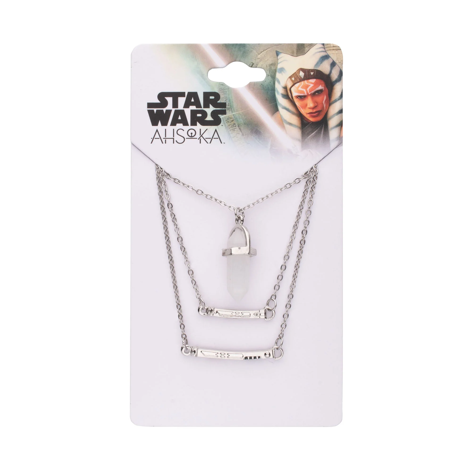 Star Wars Ahsoka 3D LightSaber Tier Necklace - Image 4