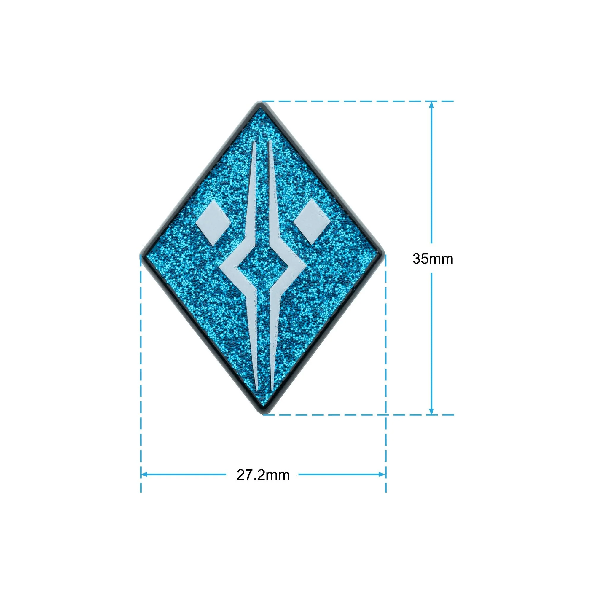 Star Wars Ahsoka Glitter Pin - Image 3