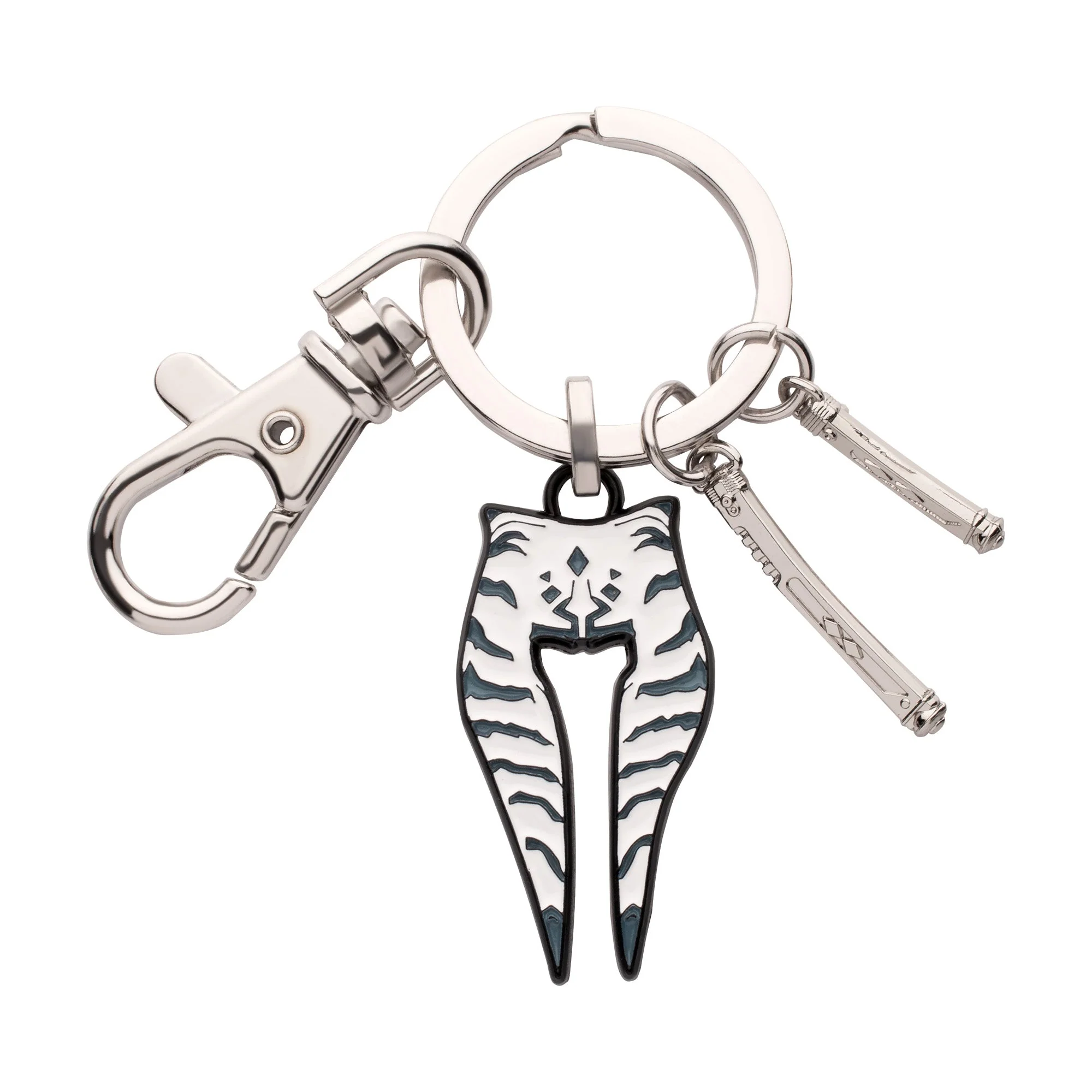 Star Wars Ahsoka Headdress and Charms Keychain