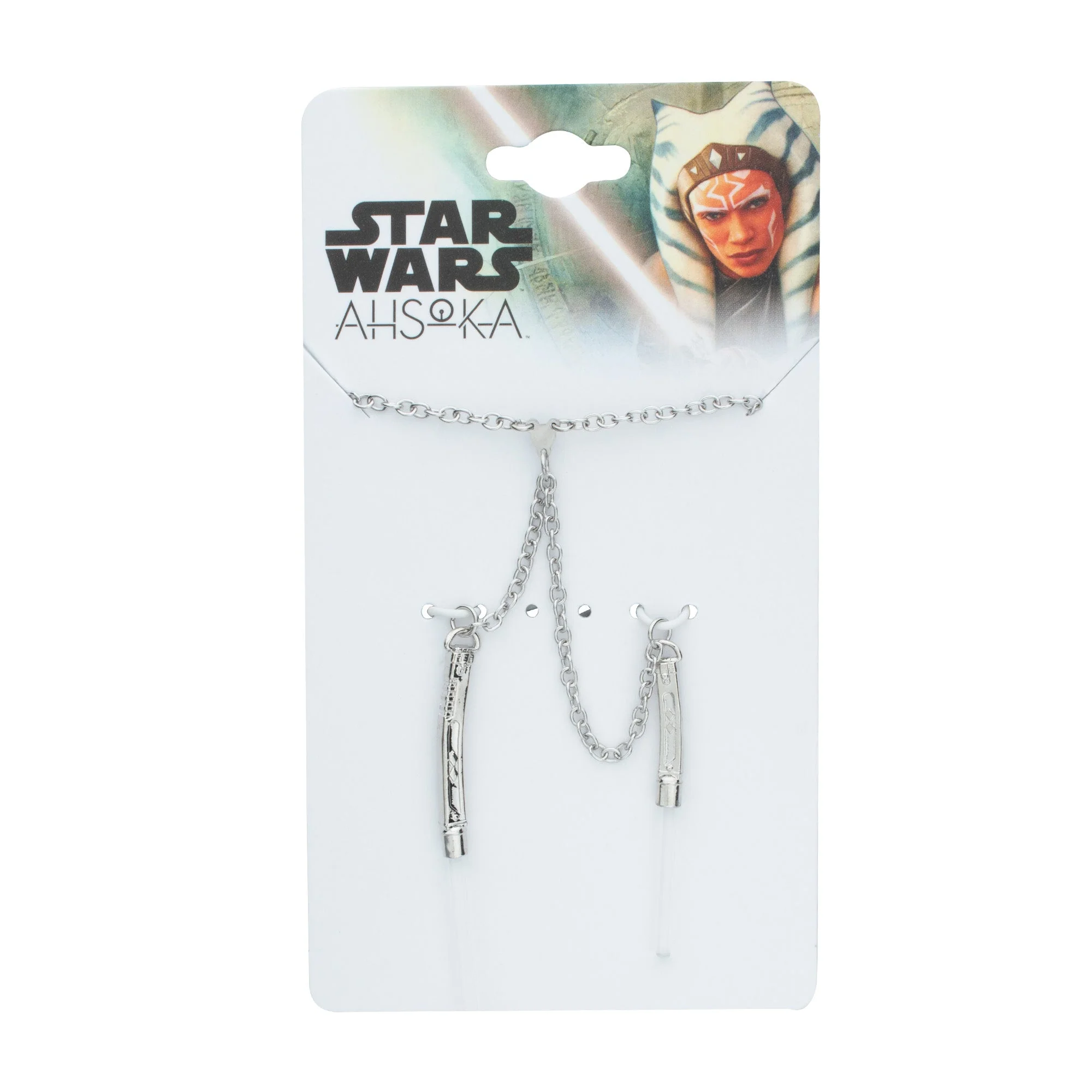 Star Wars Ahsoka Tano Double Drop Lights Necklace - Image 3
