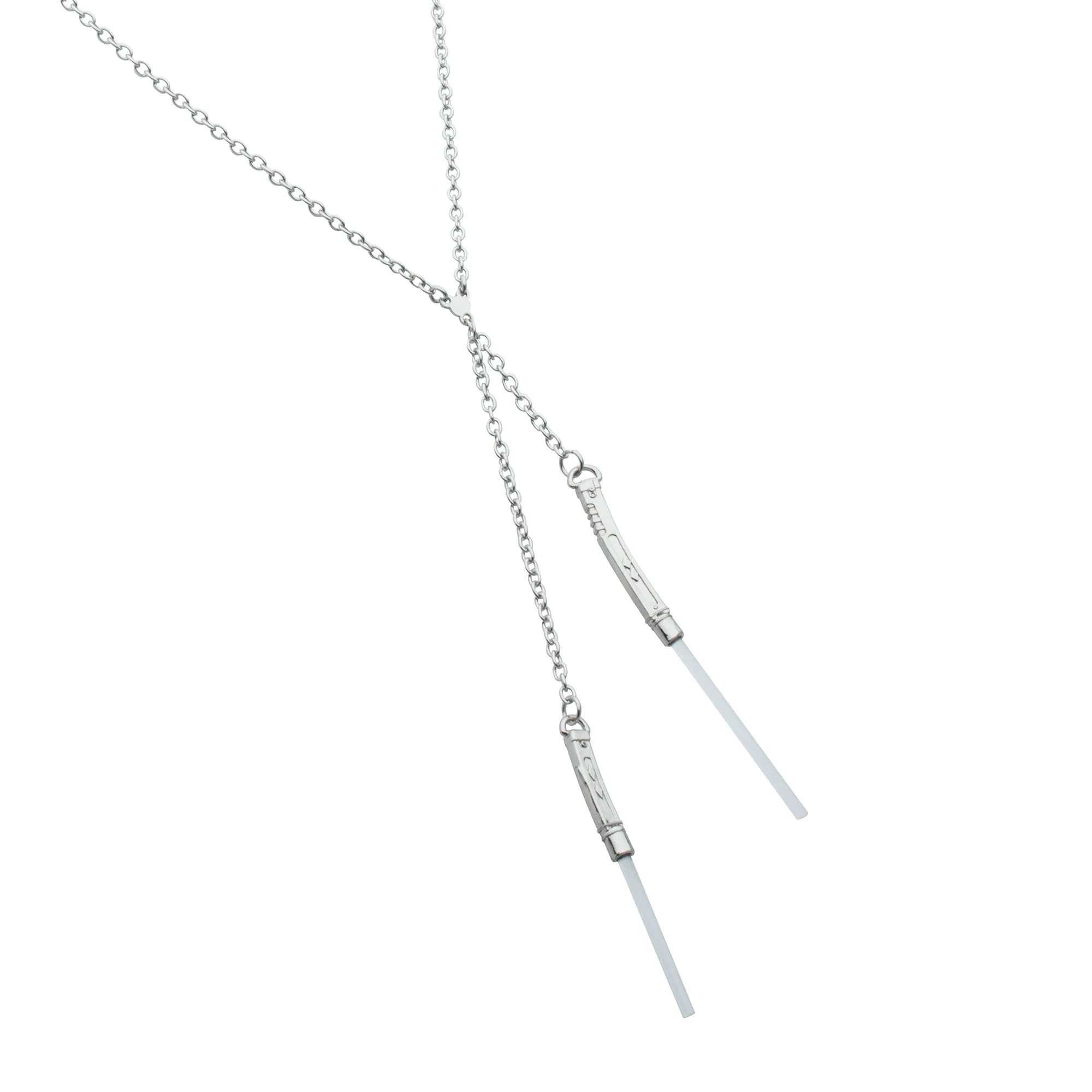 Star Wars Ahsoka Tano Double Drop Lights Necklace - Image 4