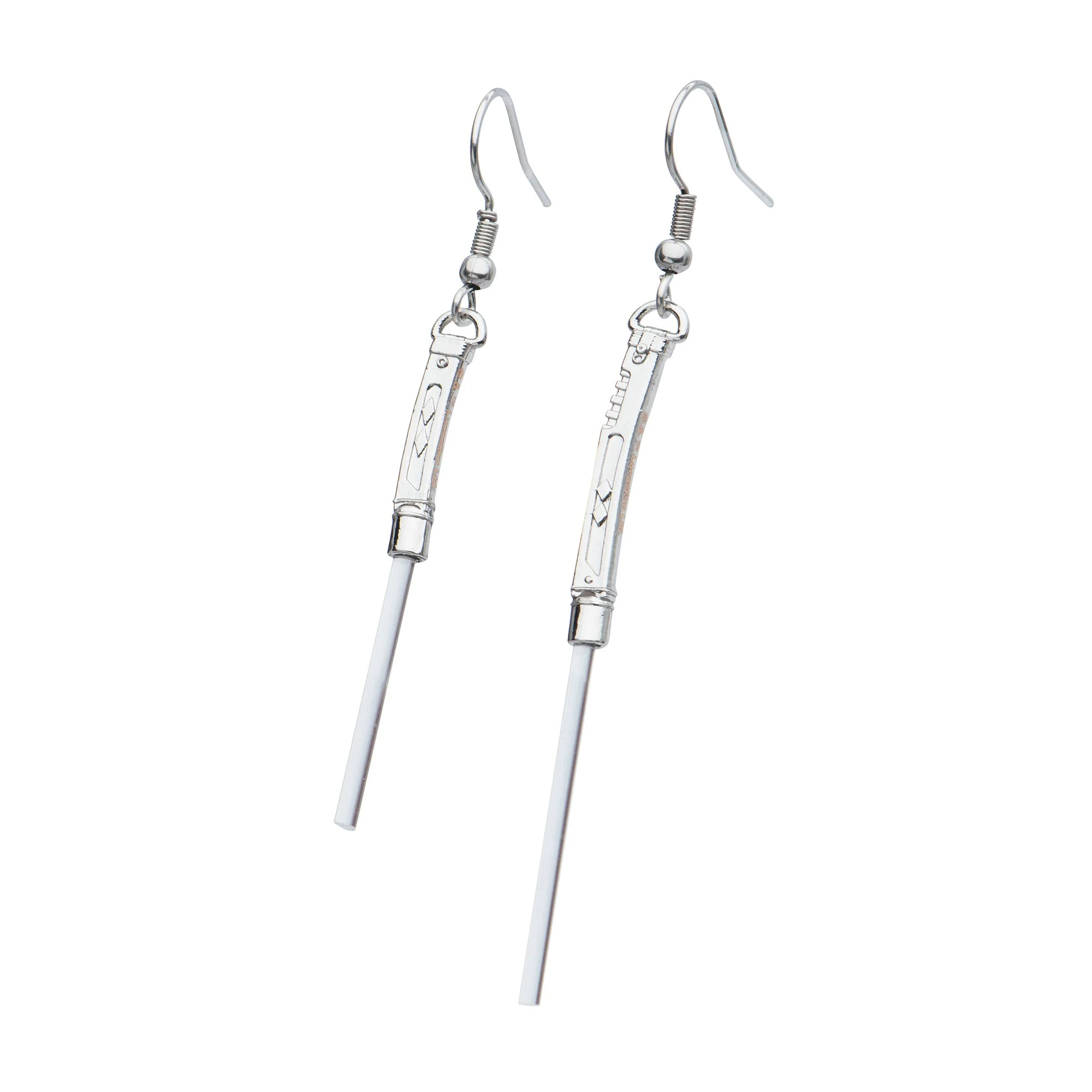 Star Wars Ahsoka Tano Lightsaber Drop Earrings - Image 4