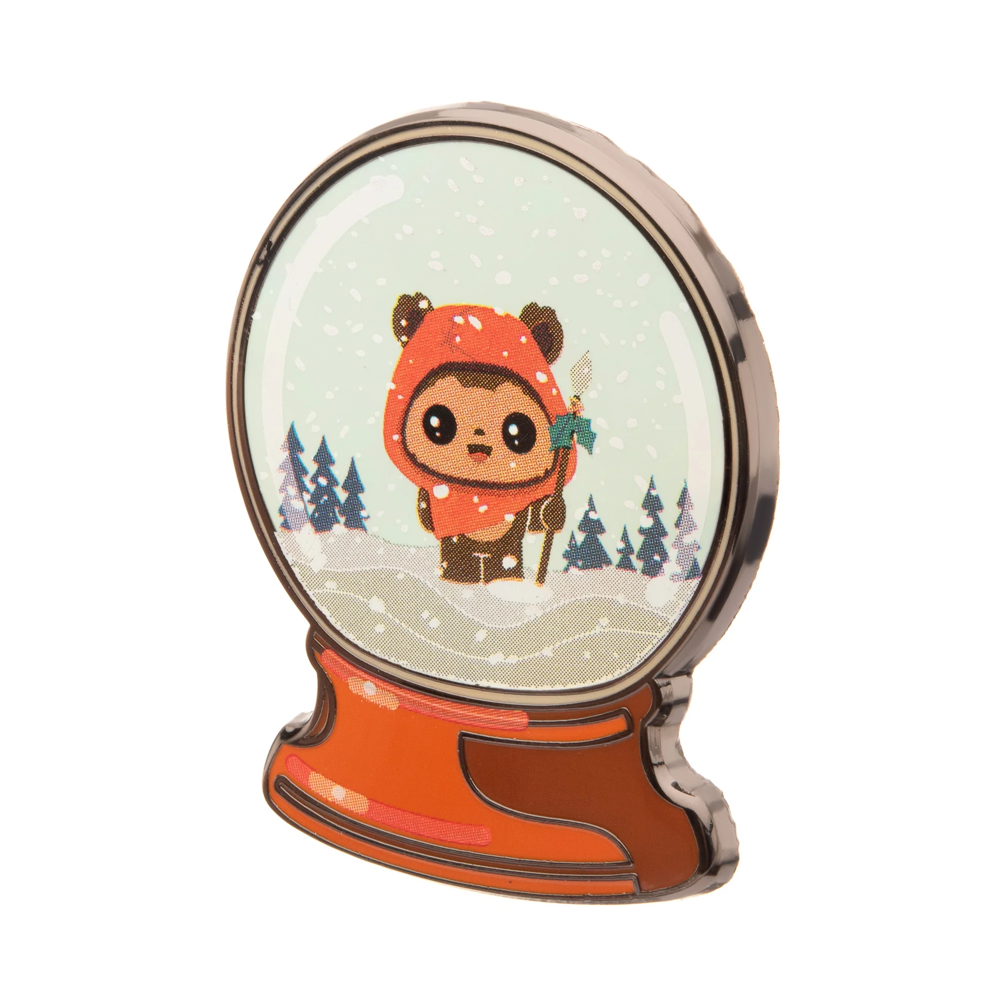 Star Wars Ewok Winter Snow Globe Pin - Image 3
