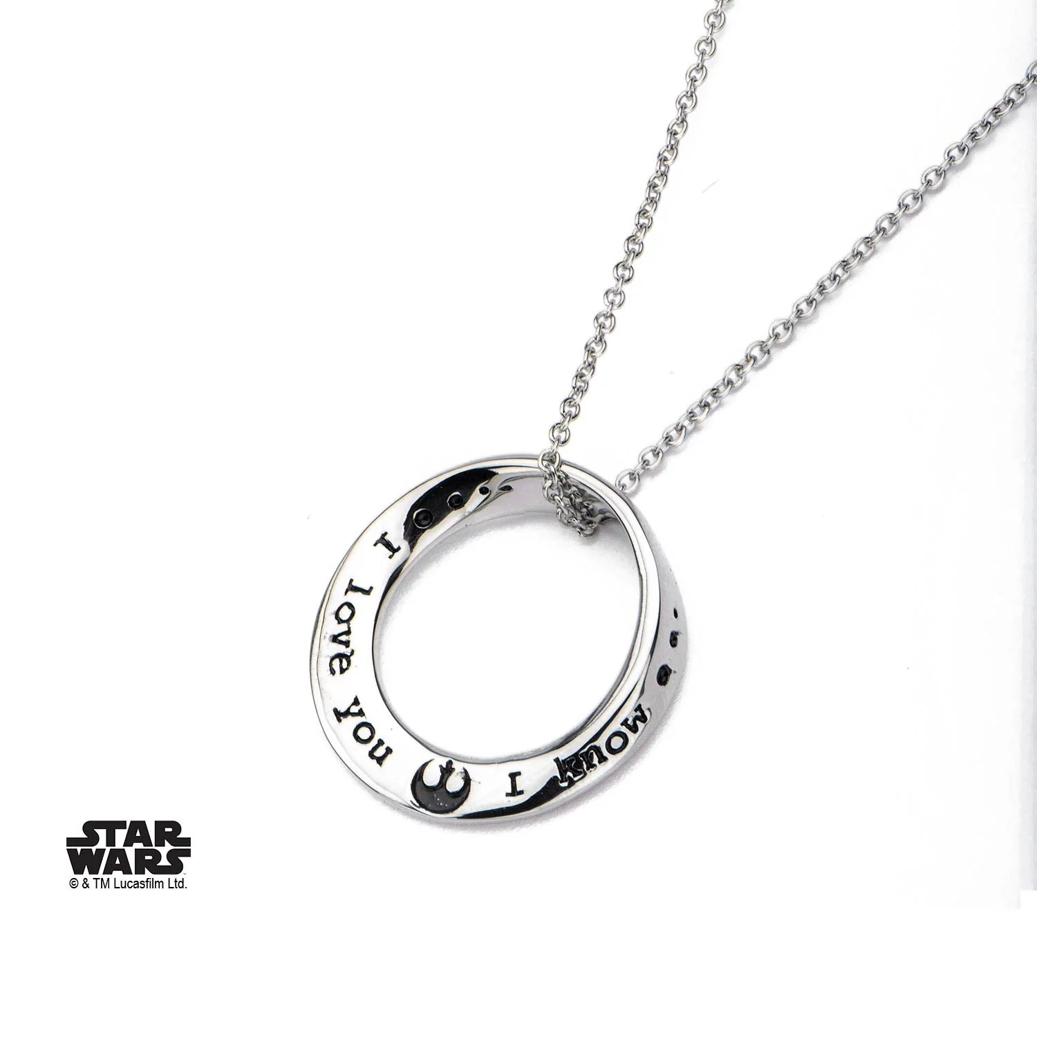 Star Wars "I love you. I know." Mobius Necklace - Image 3