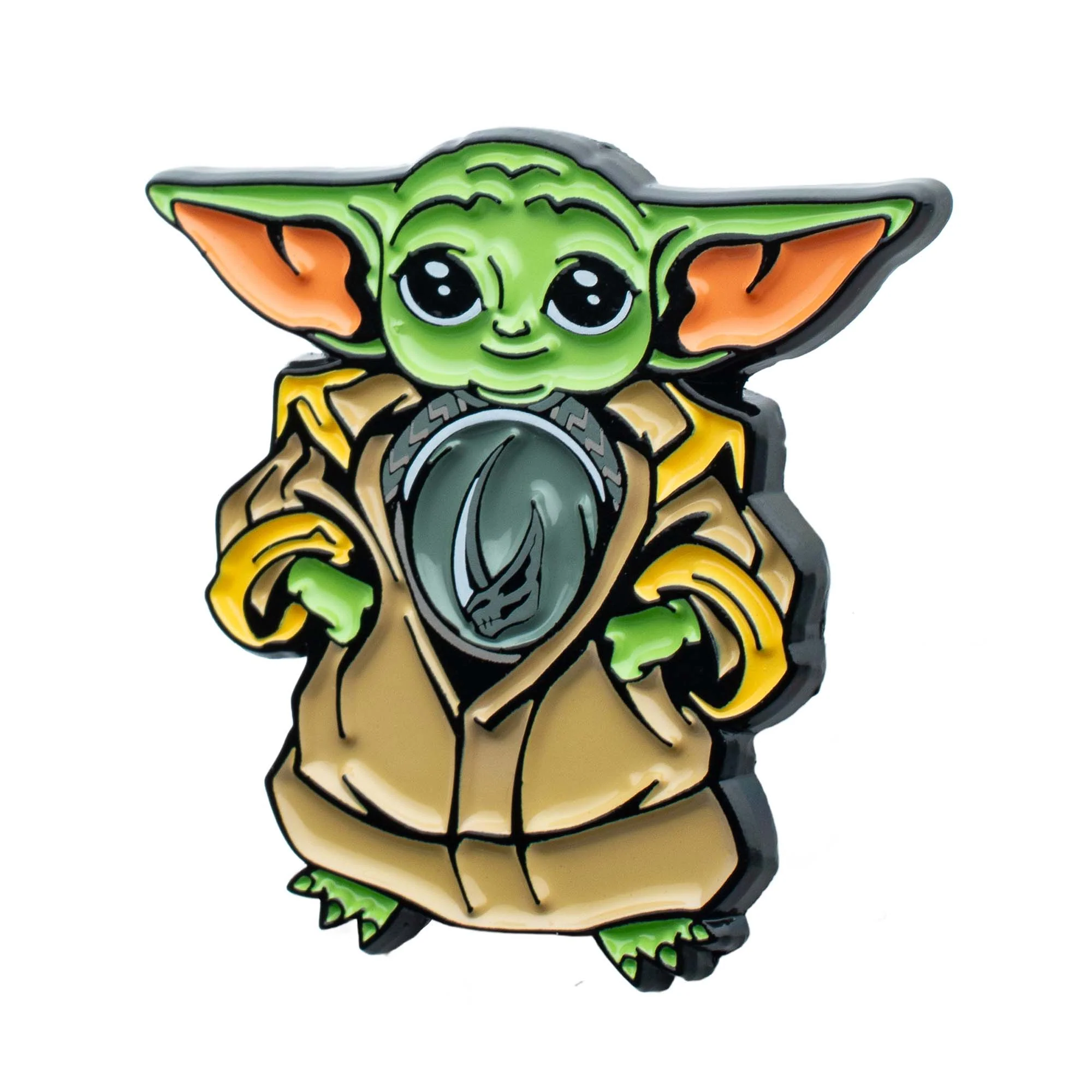 Star Wars Mandalorian 3 Grogu Mudhorn Armor Pin - Image 3