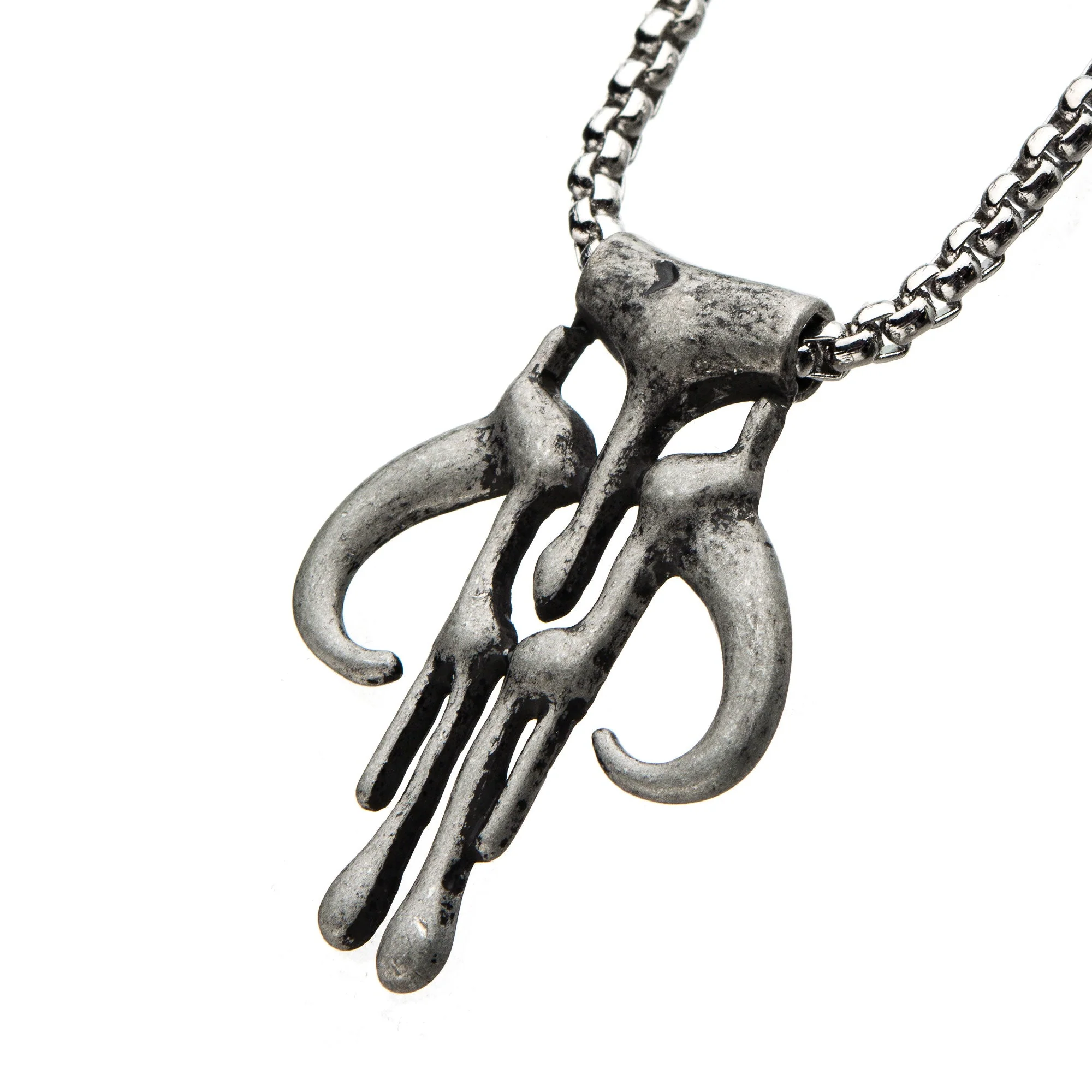 Star Wars Mandalorian Symbol Antique - Image 3