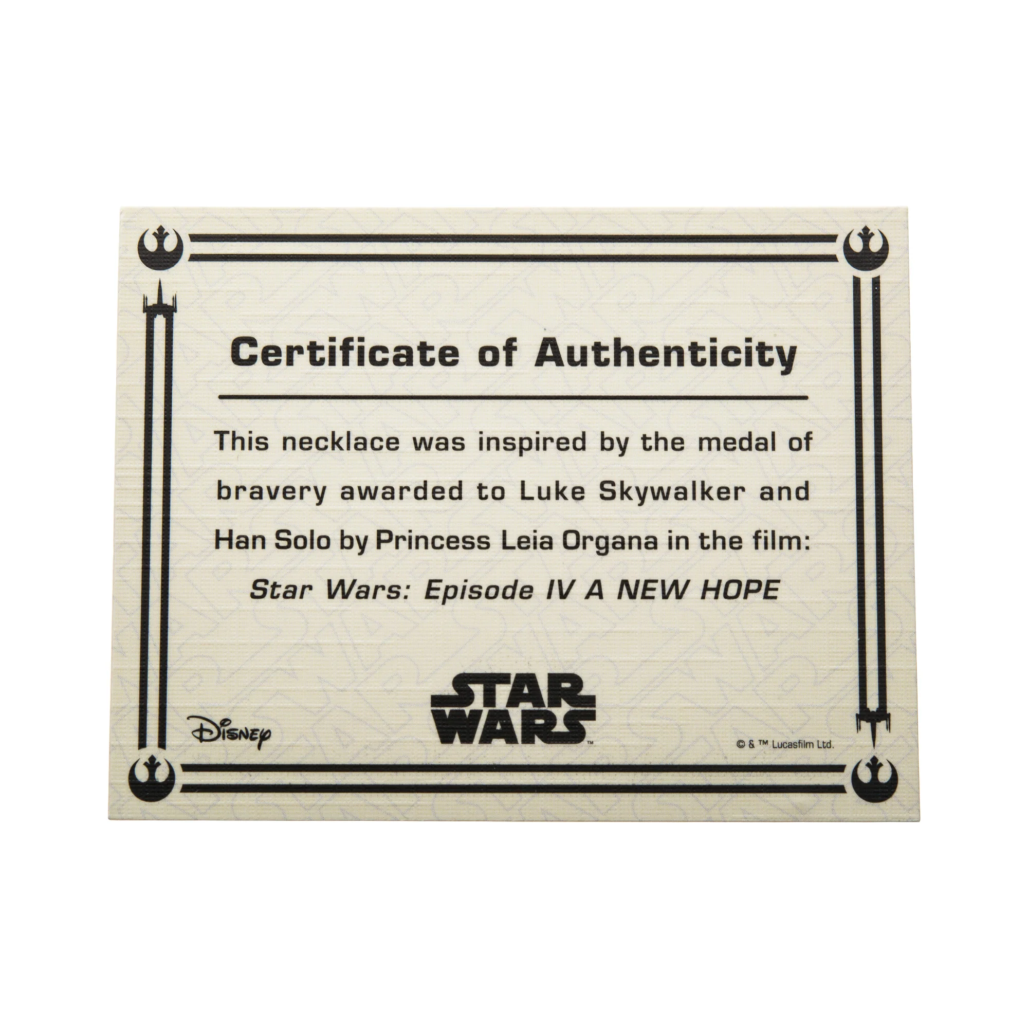 Star Wars Medal of Yavin Gold Plated Necklace - Image 6