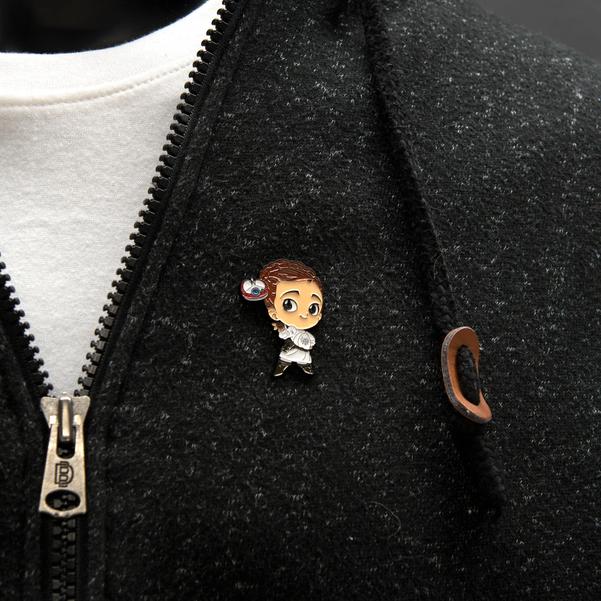 Star Wars Obi-Wan Kenobi Leia and Lola Enamel Pin - Image 2