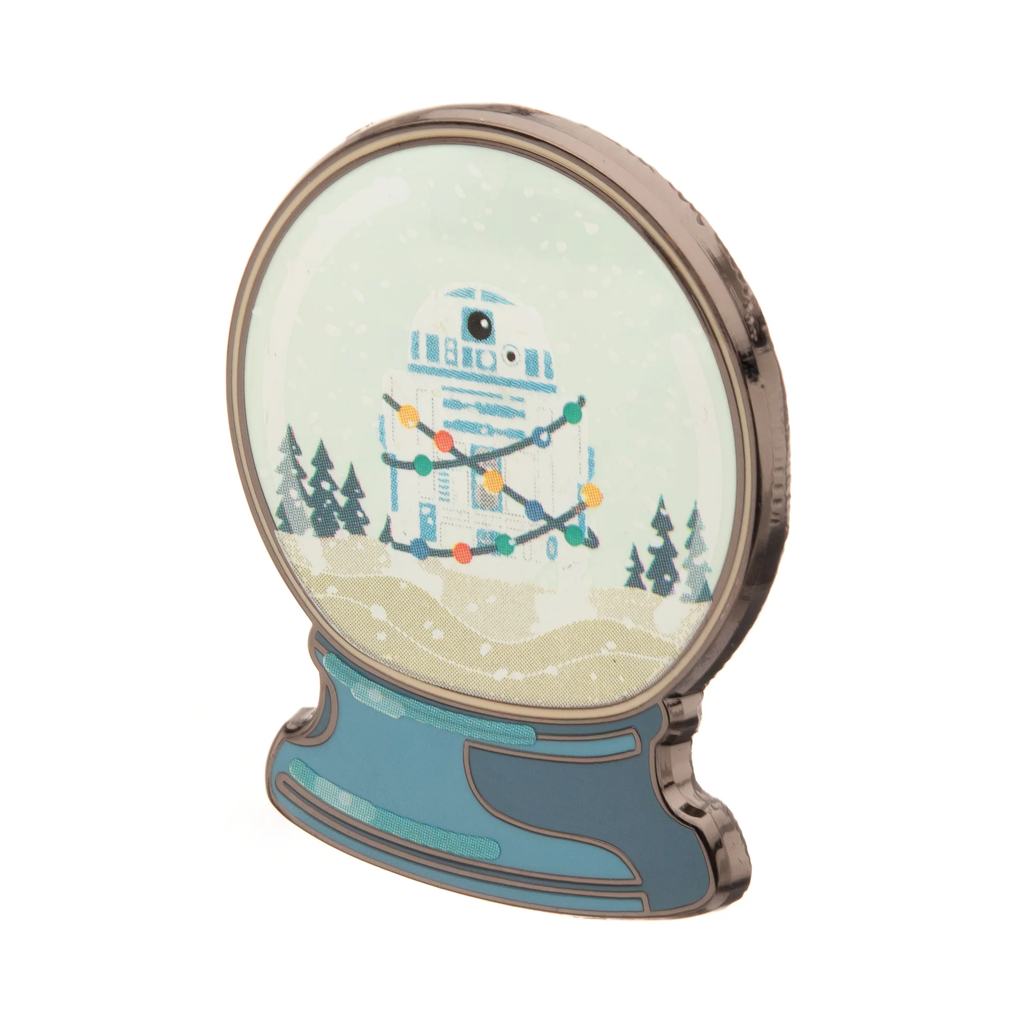 Star Wars R2-D2 Winter Snow Globe Pin - Image 3