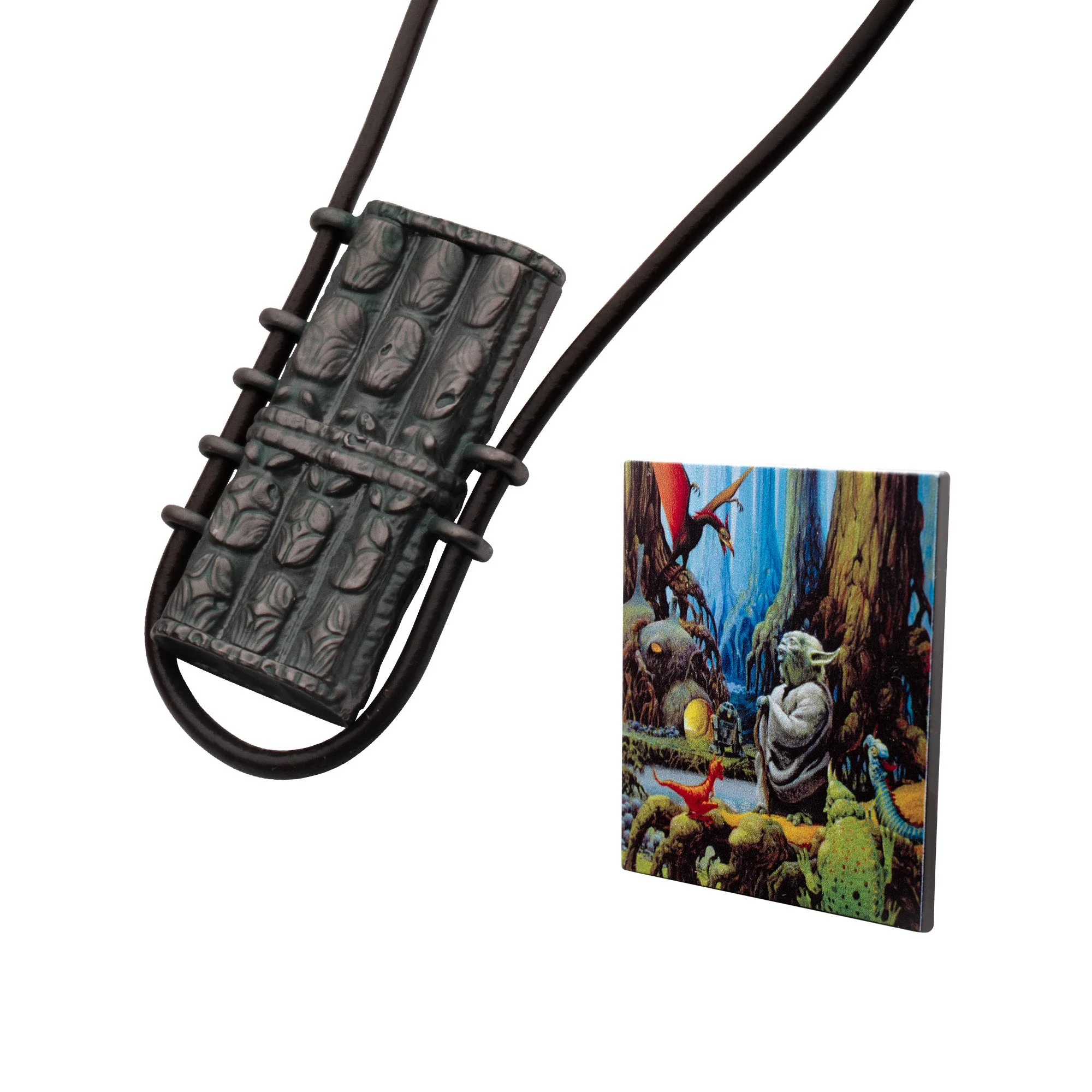 Star Wars Yoda Return of the Jedi 40th Anniversary Necklace and Pin Set - Image 6