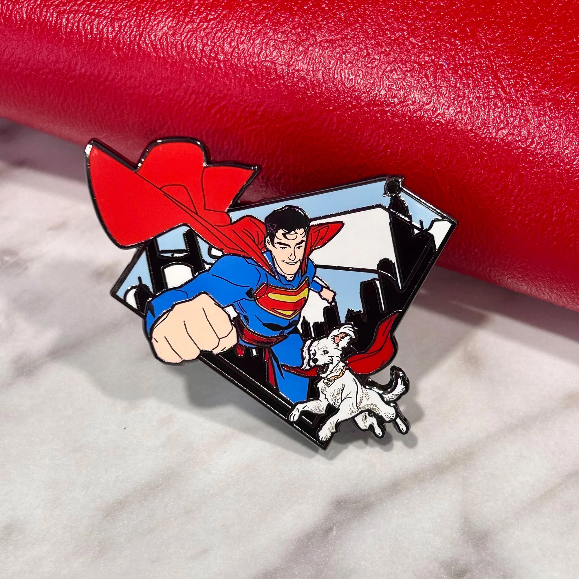 Superman Enamel Pin - Image 3