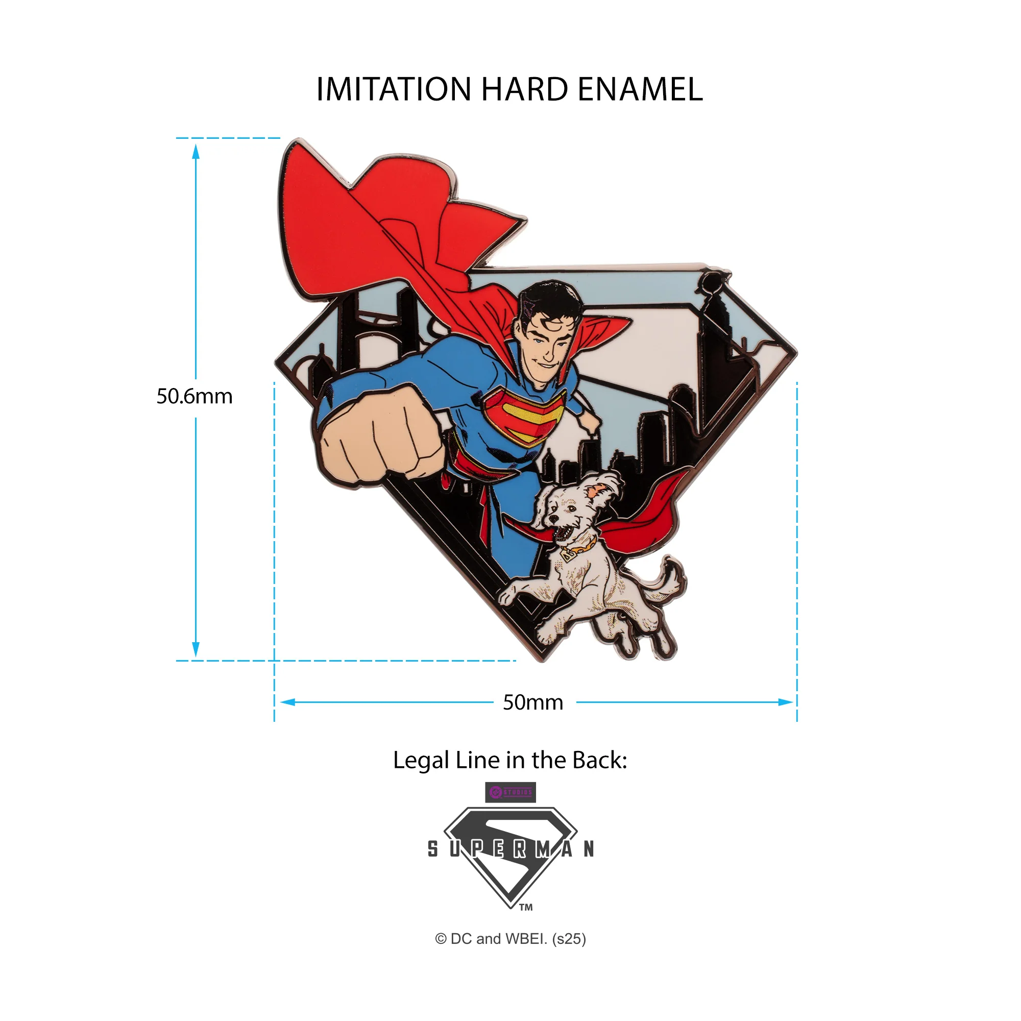 Superman Enamel Pin - Image 6