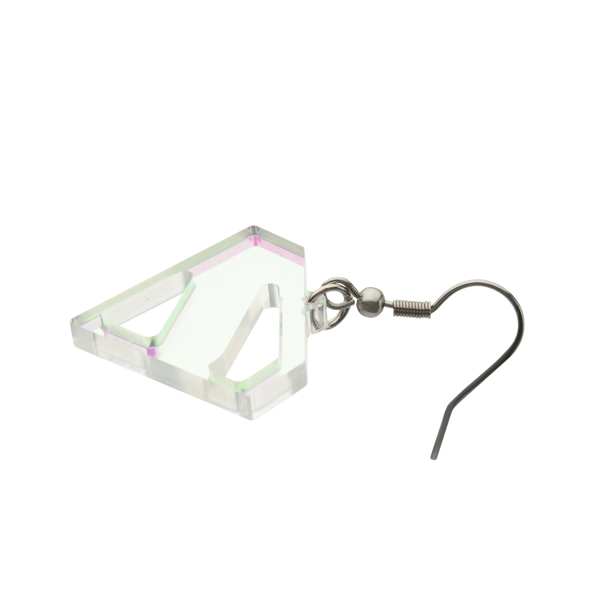 Superman Iridescent Transparent Earrings - Image 3