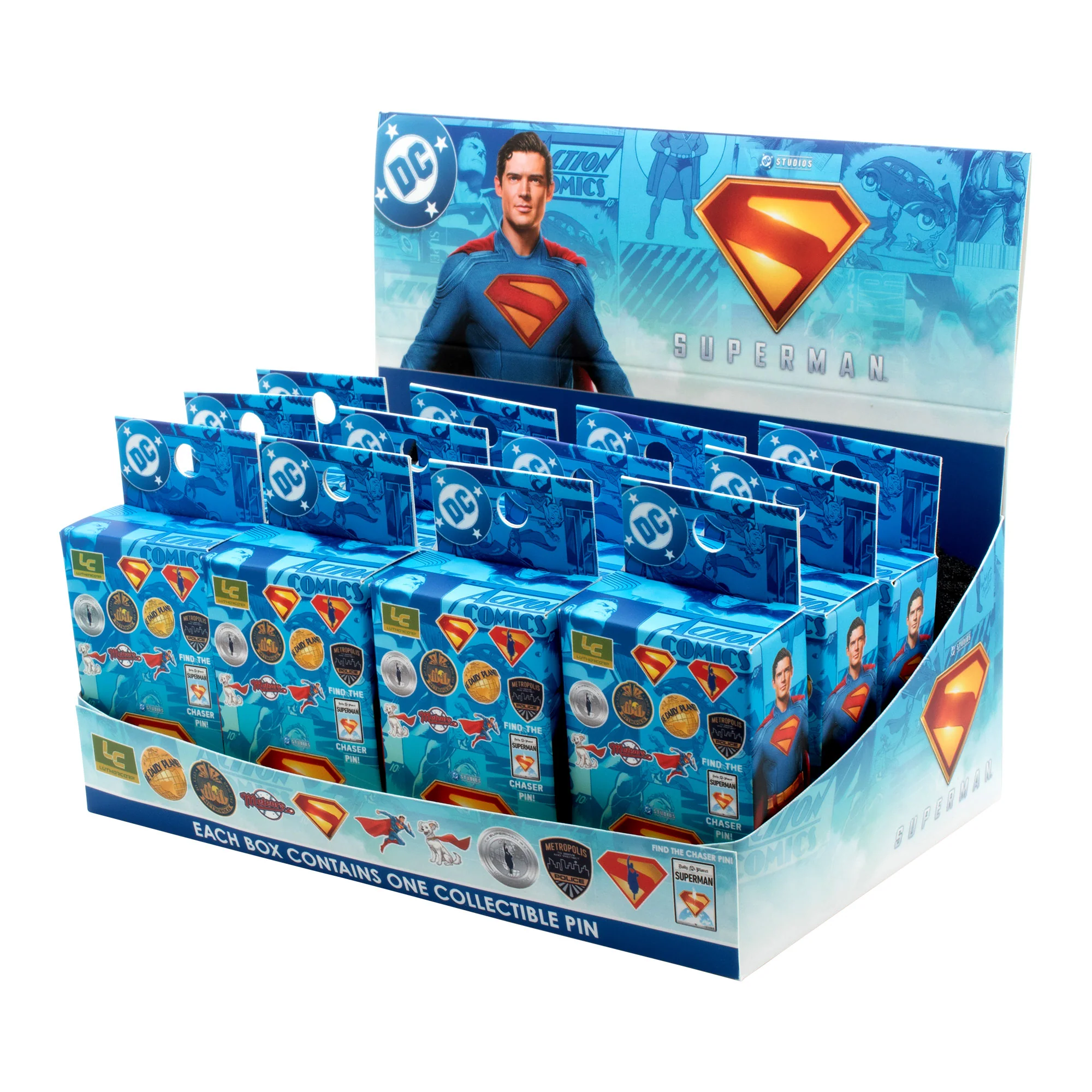 Superman Movie Blind Box Pin – Collectible Surprise Pin with Iconic Logos & Symbols Individual Collectible Pin - Image 2