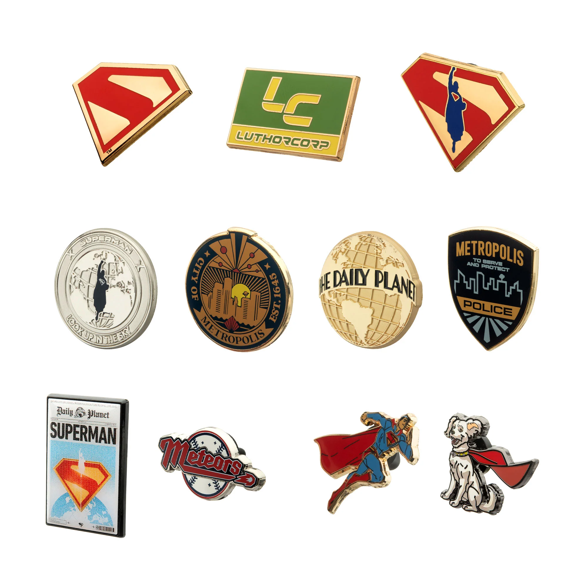 Superman Movie Blind Box Pin – Collectible Surprise Pin with Iconic Logos & Symbols Individual Collectible Pin - Image 6
