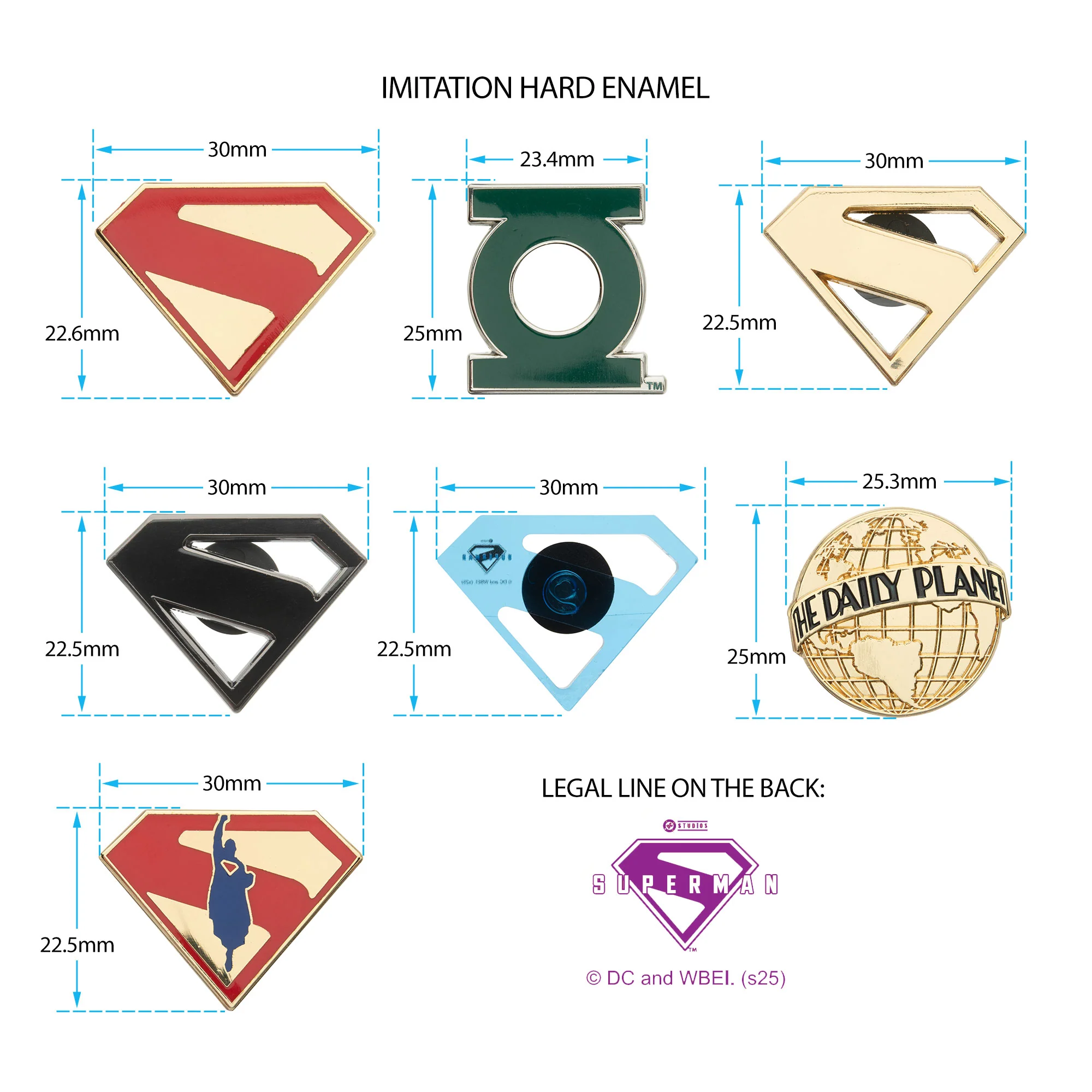 Superman Movie Logo Blind Box Pin – Individual Collectible Pins - Image 3