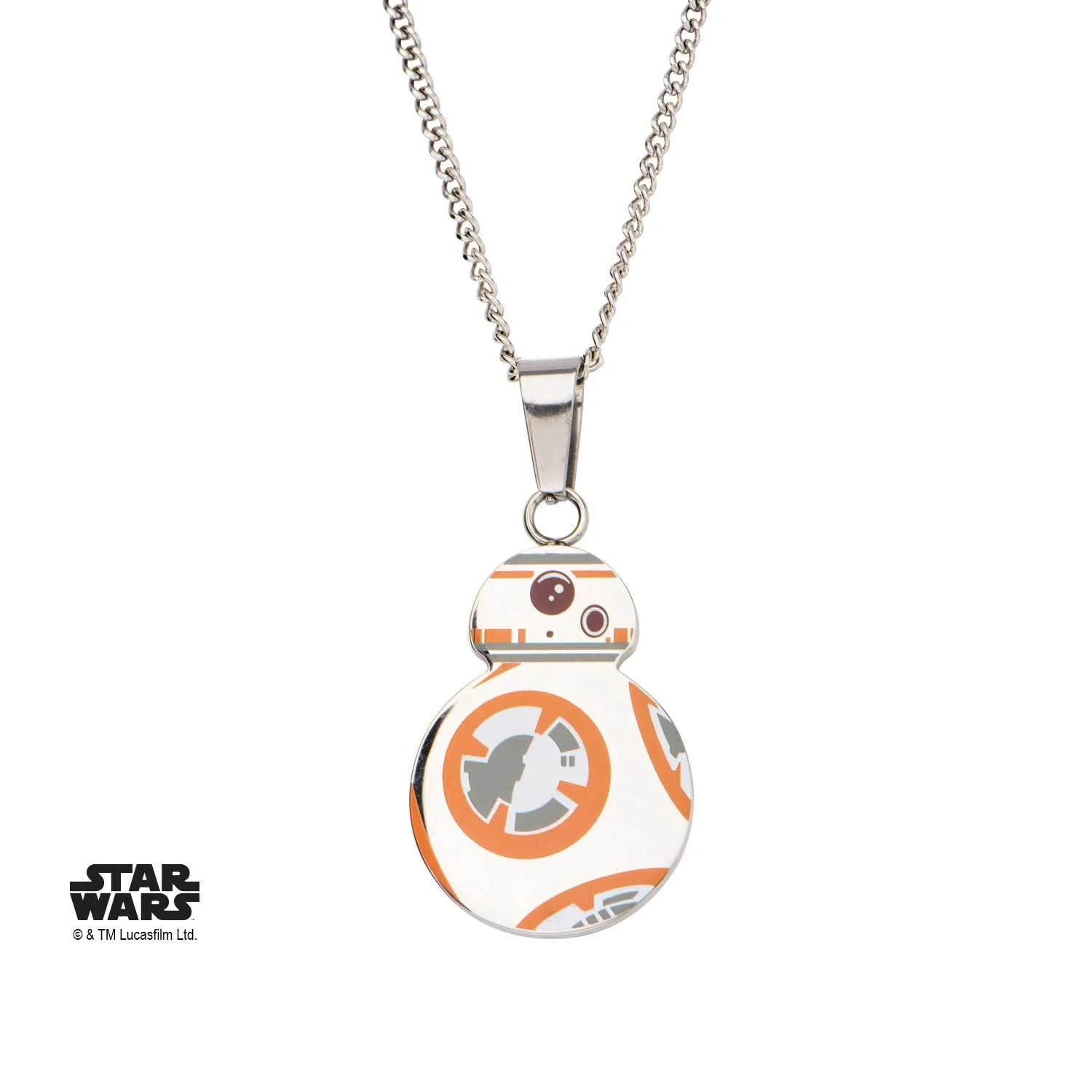 Star Wars Episode 7 Cut Out BB-8 Pendant Necklace