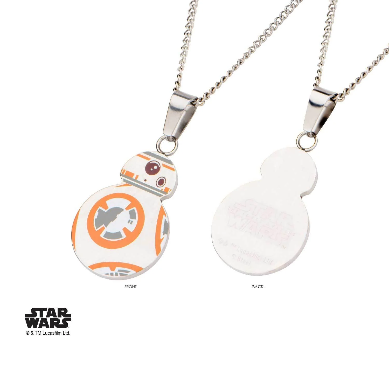 Star Wars Episode 7 Cut Out BB-8 Pendant Necklace - Image 3
