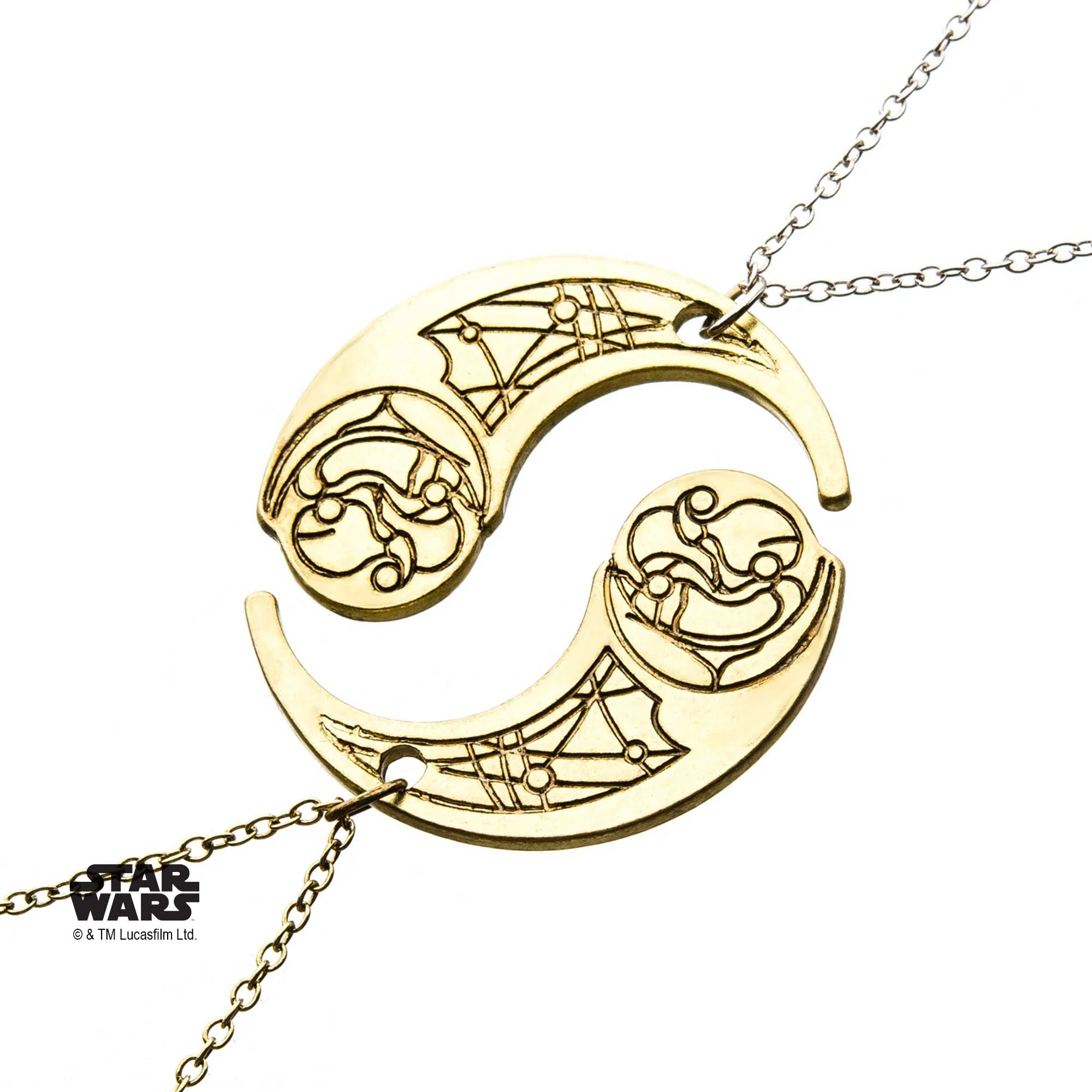 Star Wars The Last Jedi Crescent Moon Haysian Smelt Necklace - Image 4