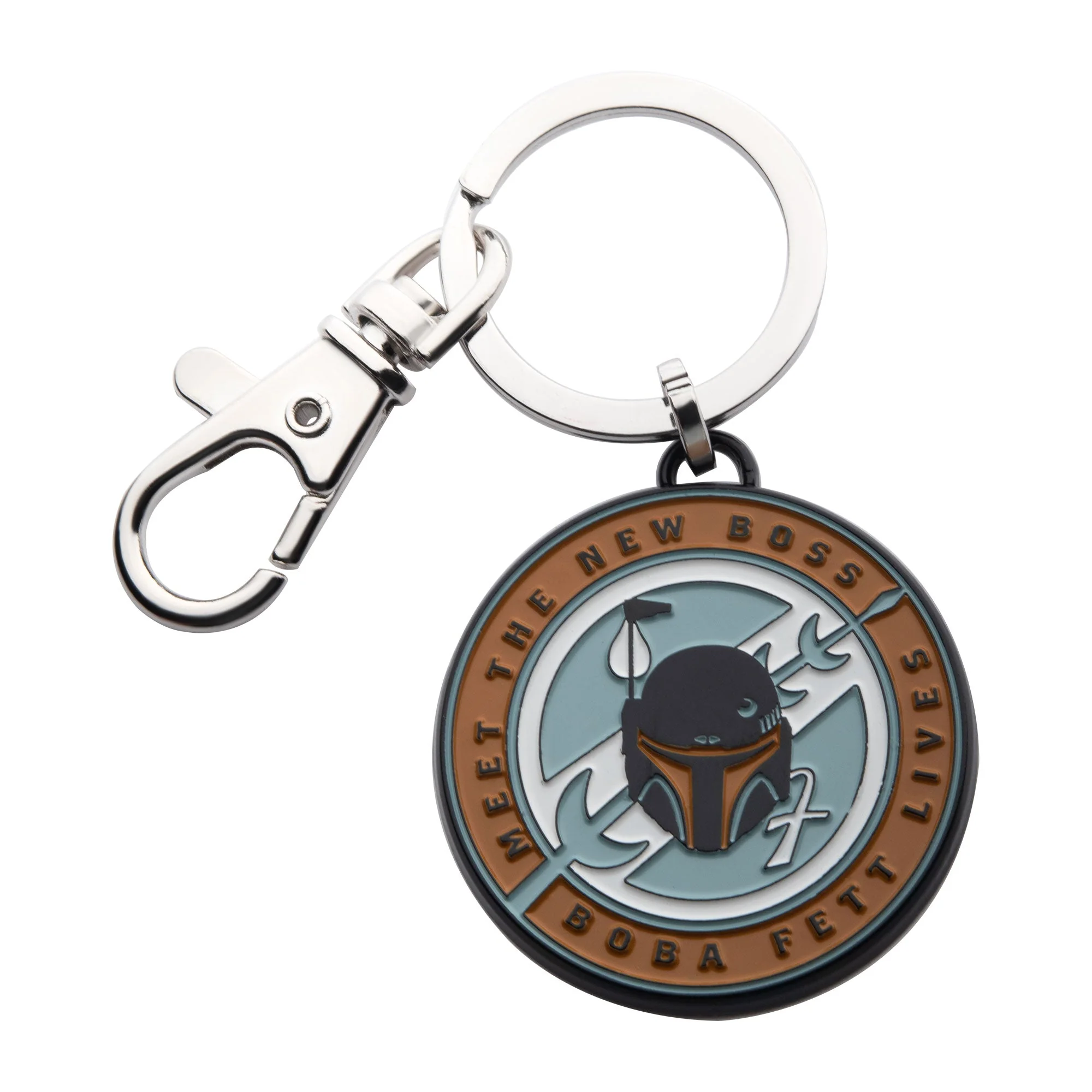 Star Wars Boba Fett Badge Keychain