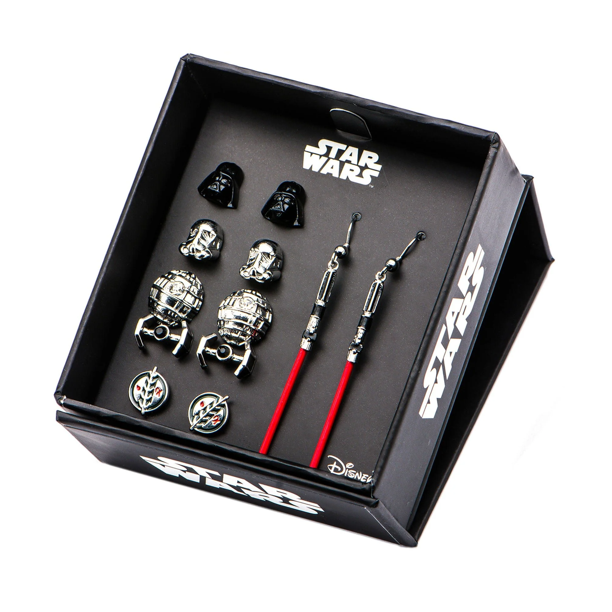 Star Wars Dangle Charm Stud Earrings Set - Image 4