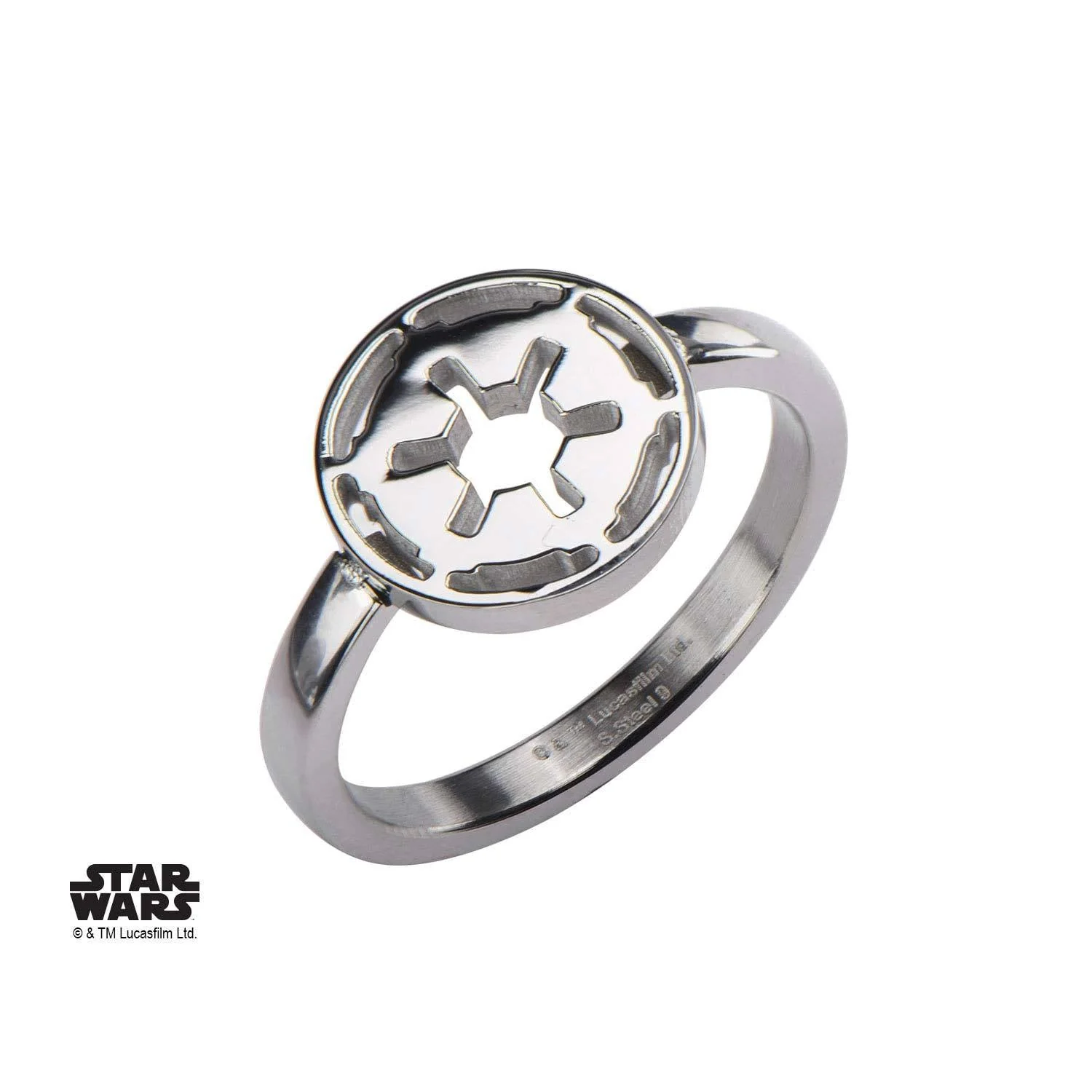 Star Wars Cut Out Galactic Empire Symbol Petite Ring - Image 3