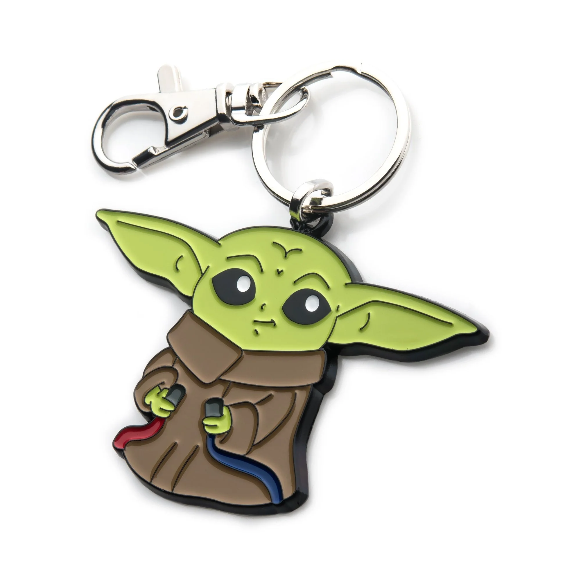 Star Wars: The Mandalorian Grogu (AKA: Baby Yoda/ The Child) with Wires Keychain - Image 3