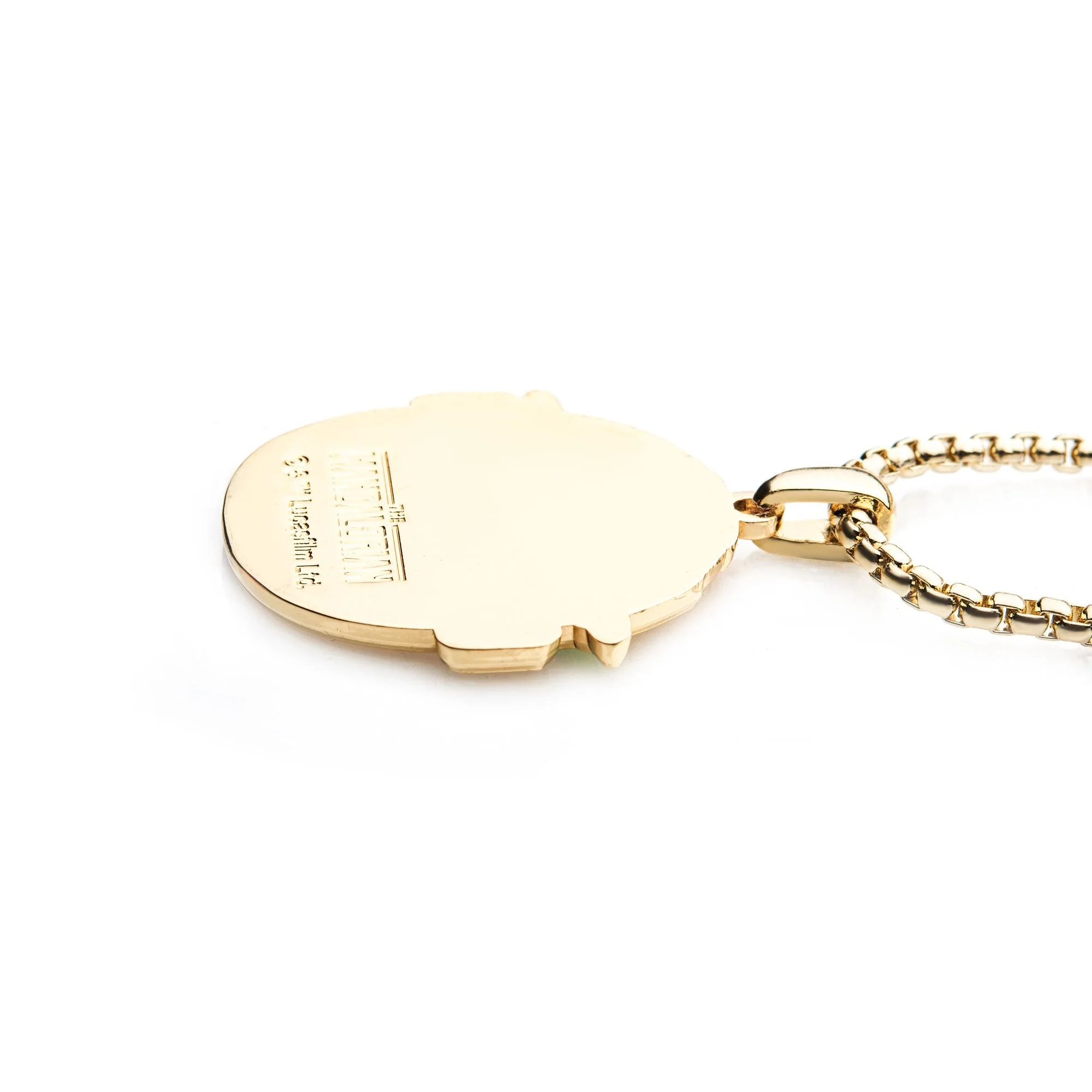 Star Wars: The Mandalorian Grogu (AKA: Baby Yoda/ The Child) Gold Plated Pendant Necklace - Image 5