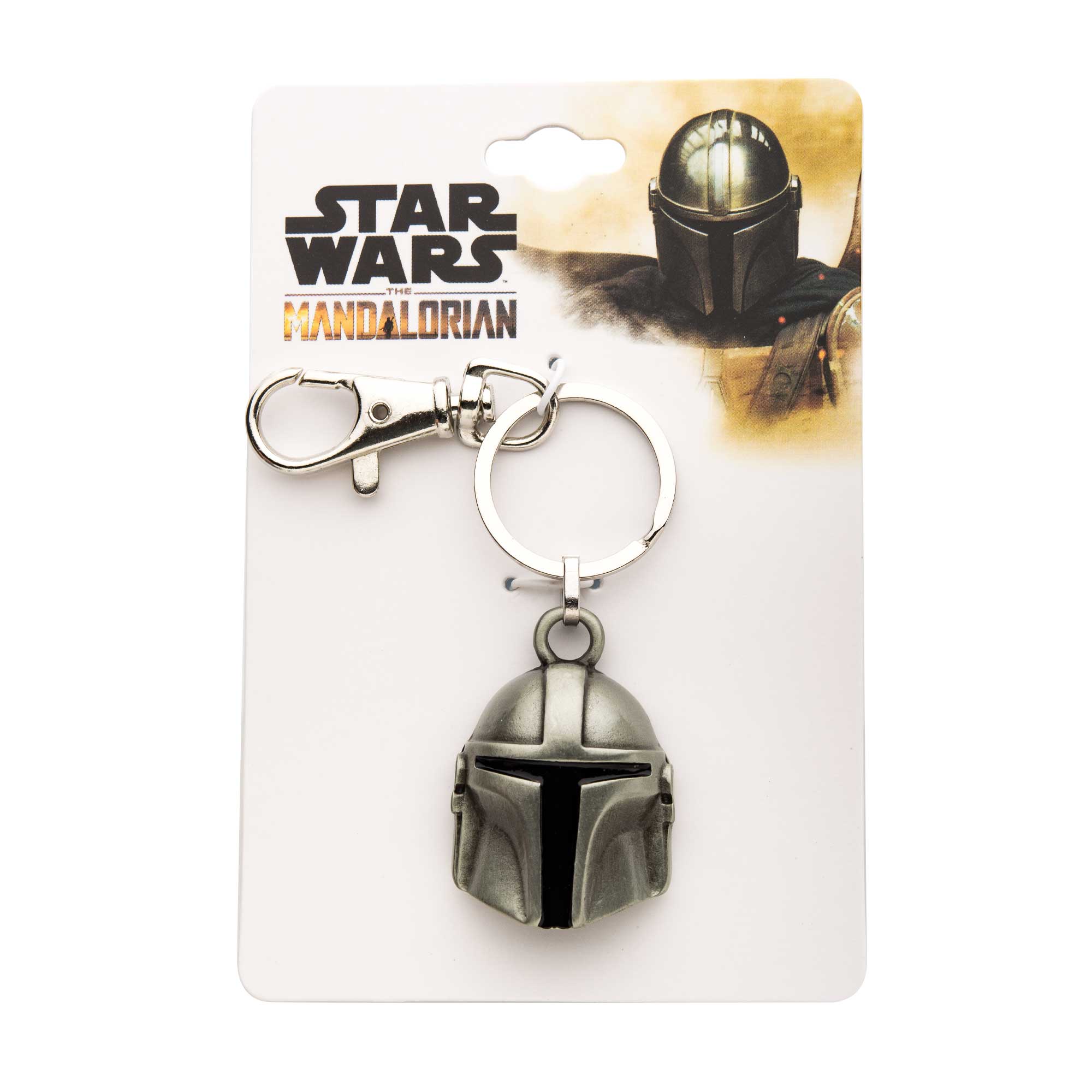 Star Wars The Mandalorian Mando Helmet Keychain - Image 3
