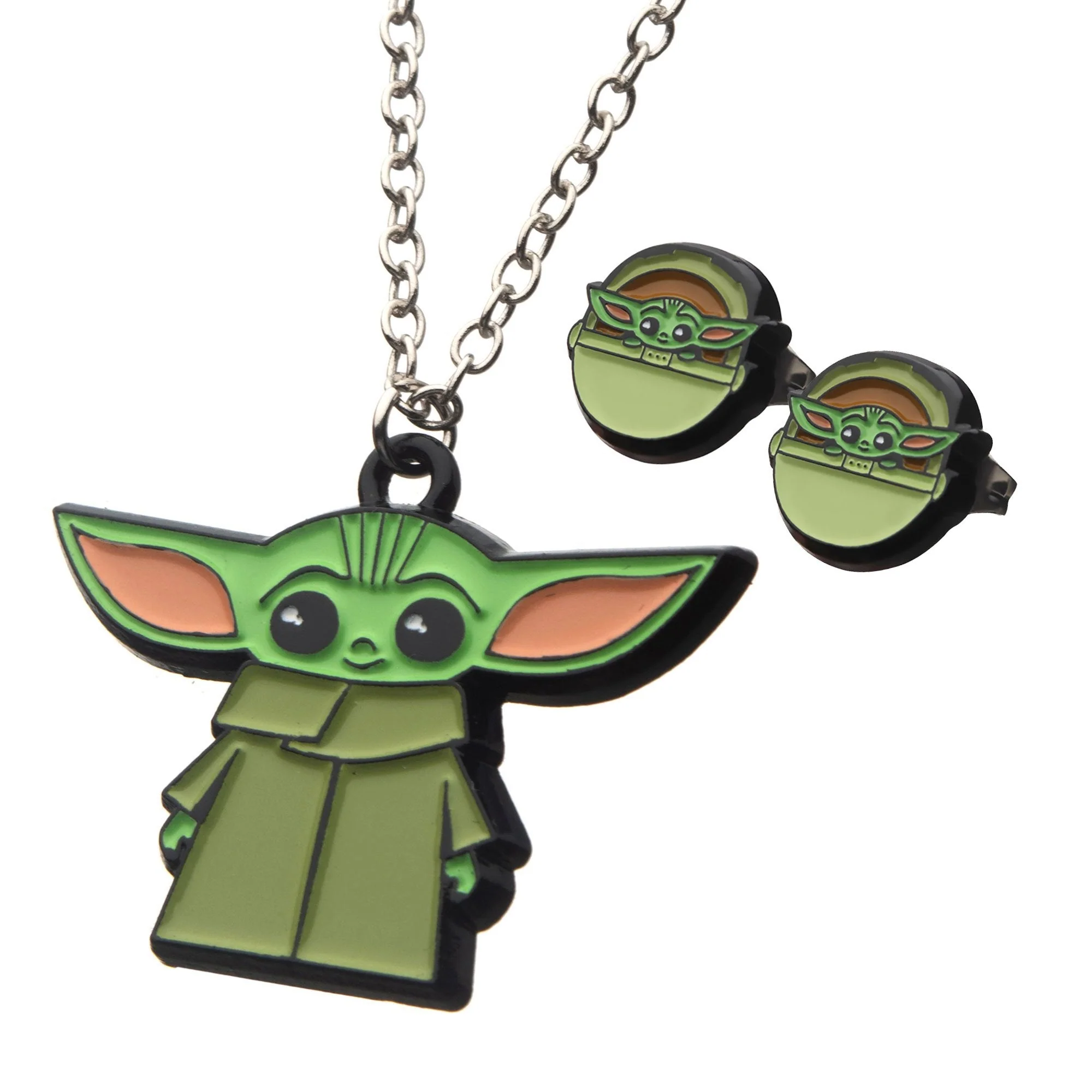 Star Wars: The Mandalorian Grogu (AKA: Baby Yoda/ The Child) Pendant Necklace Set - Image 3
