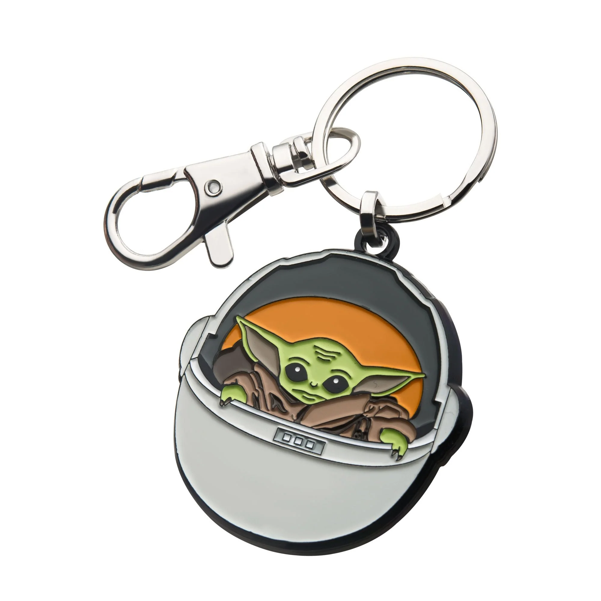 Star Wars: The Mandalorian Grogu (AKA: Baby Yoda/ The Child) in Carriage Keychain - Image 3