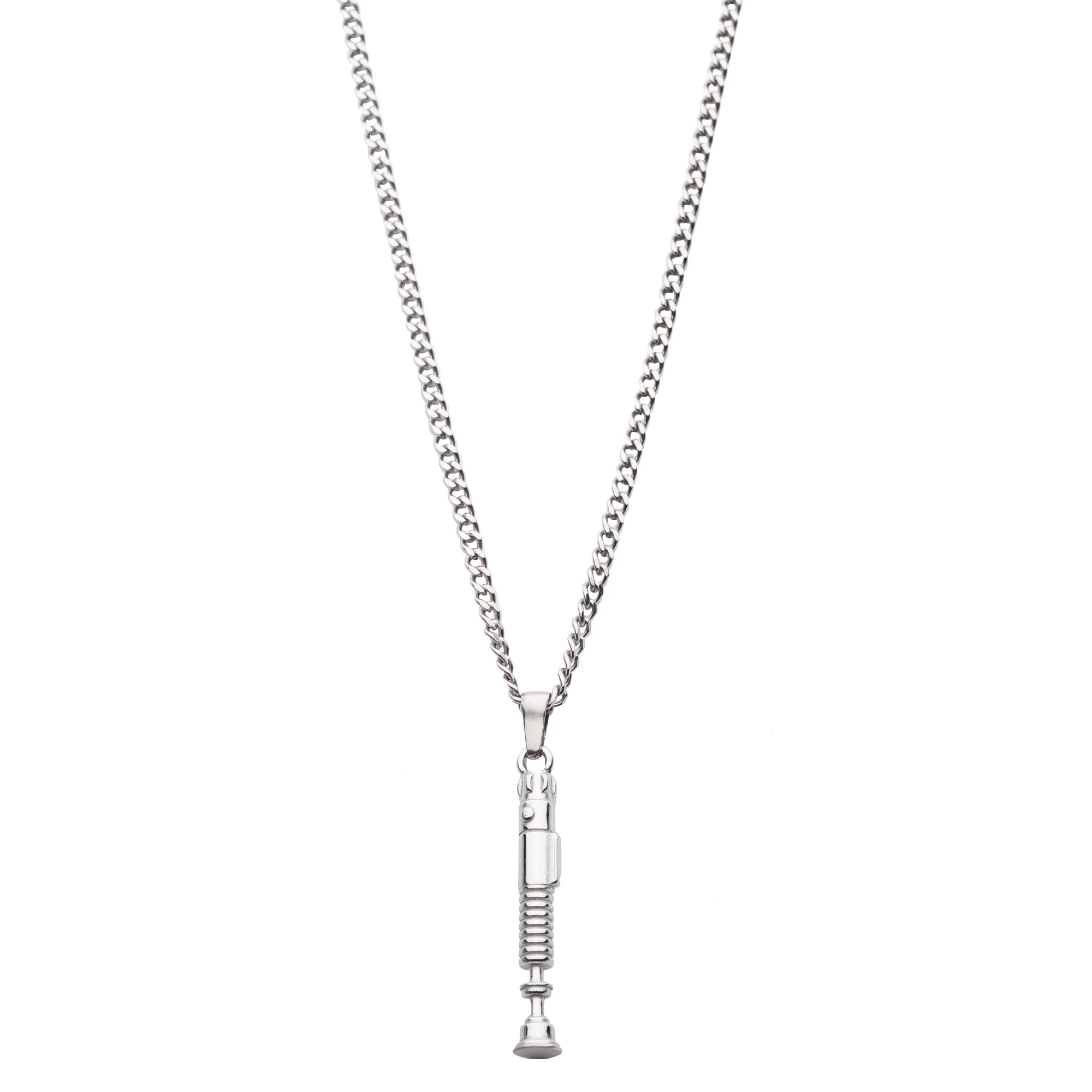 Star Wars Obi-wan Kenobi's 3D Lightsaber Handle Men's Pendant Necklace