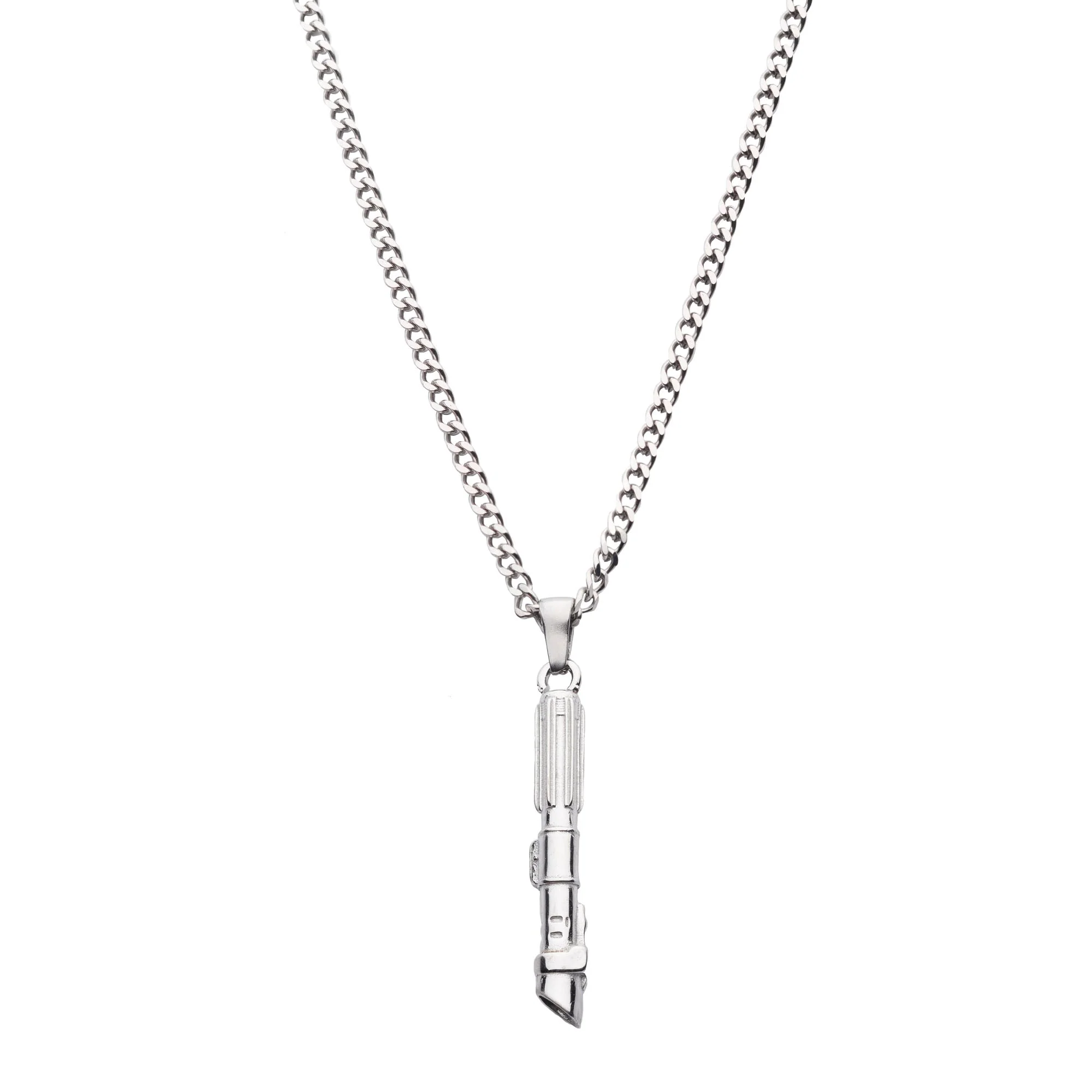 Star Wars Obi-wan Kenobi's 3D Darth Vader Lightsaber Handle Men's Pendant Necklace