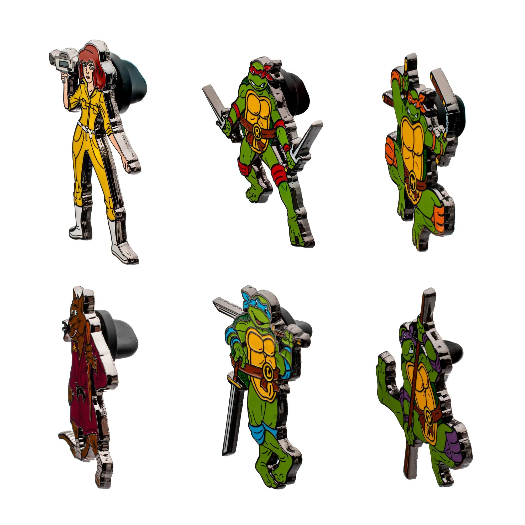 Teenage Mutant Ninja Turtles Enamel Pin Set - Image 3