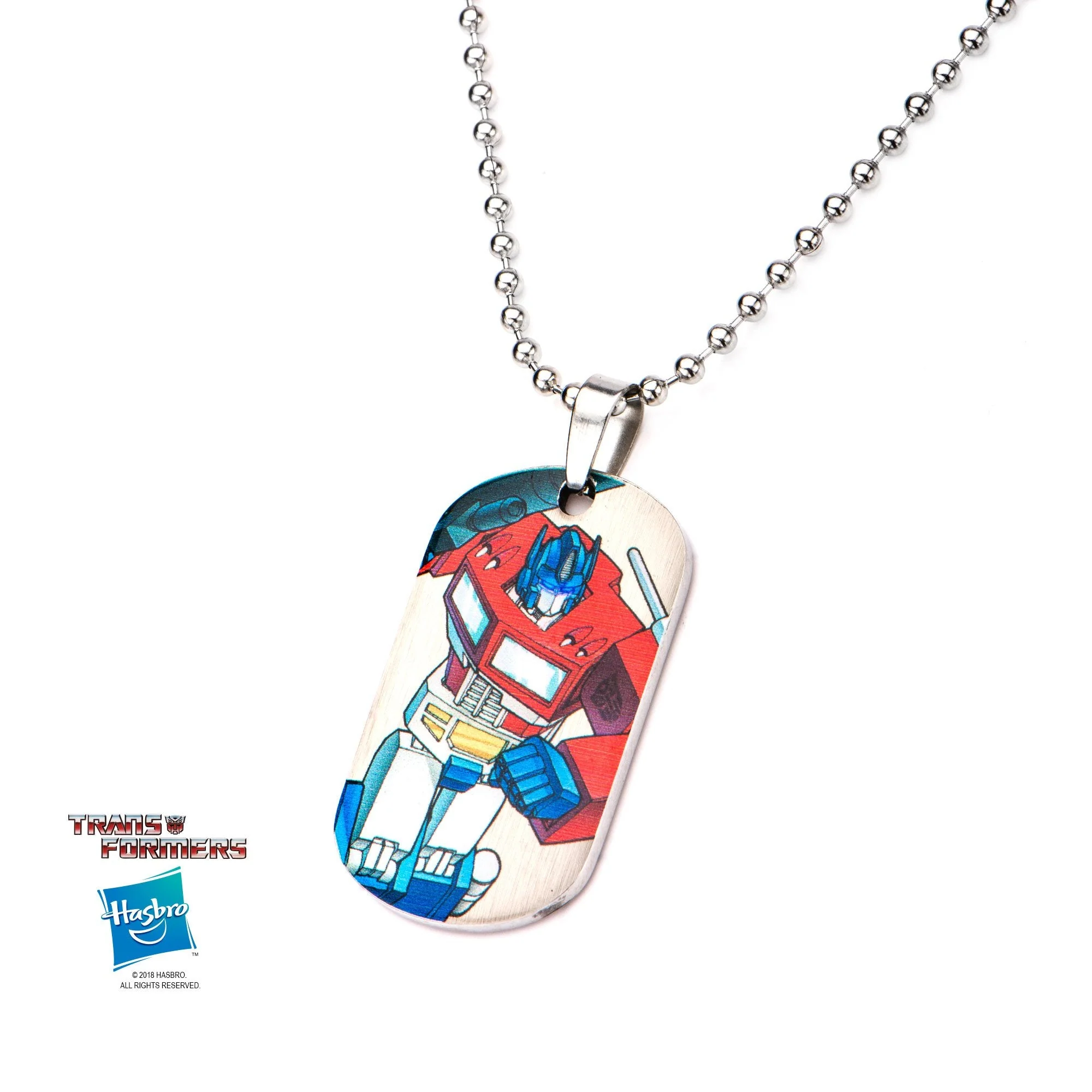 Transformers Robot Car Dog Tag Pendant Necklace - Image 3