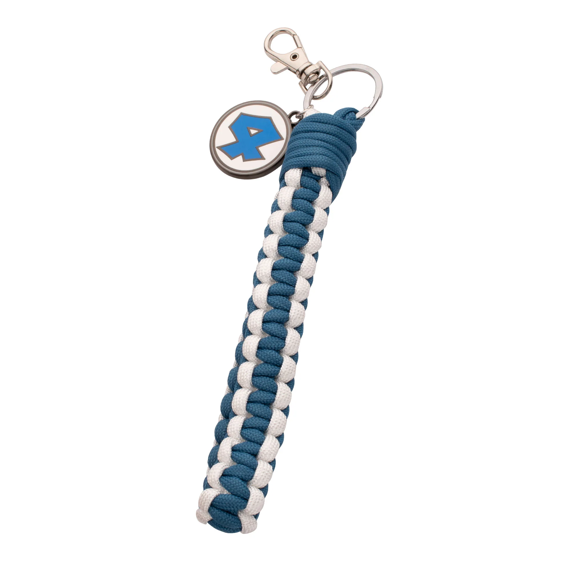 Marvel The Fantastic Four Classic Two Color Paracord Keychain – Navy & White Collectible - Image 3