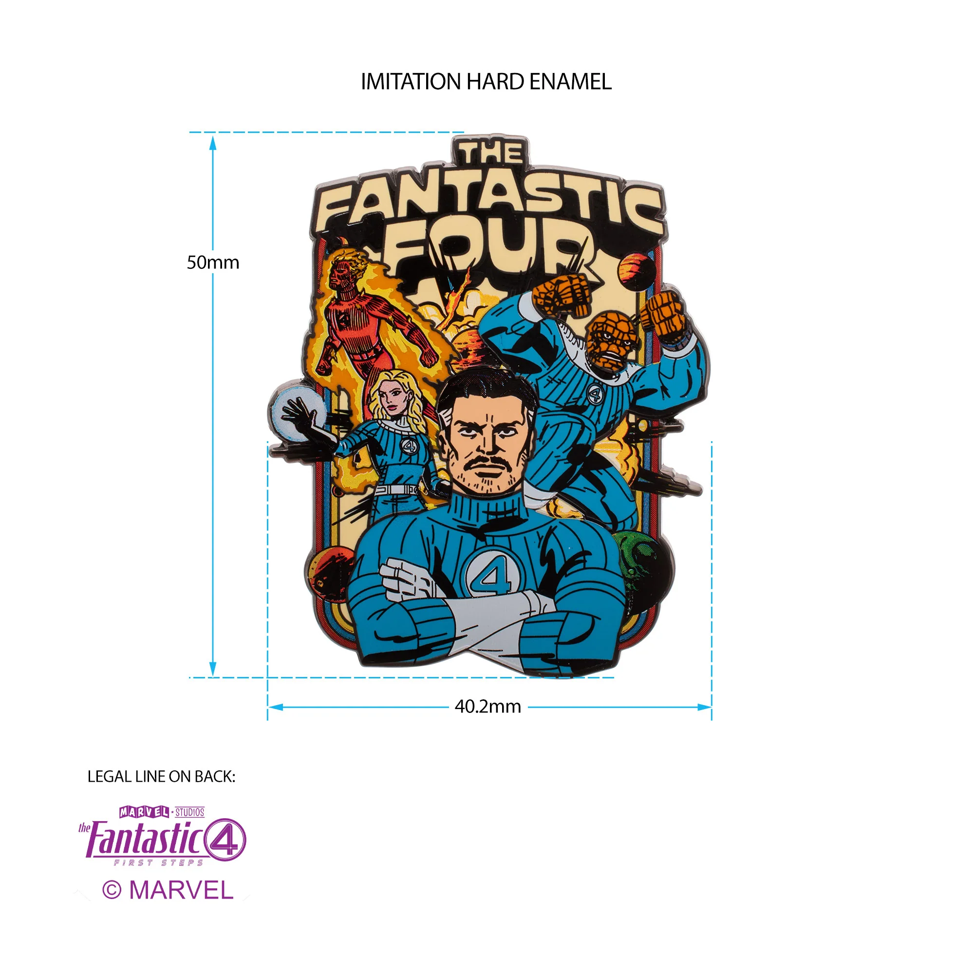 Marvel The Fantastic Four Movie Character Pin - Image 3