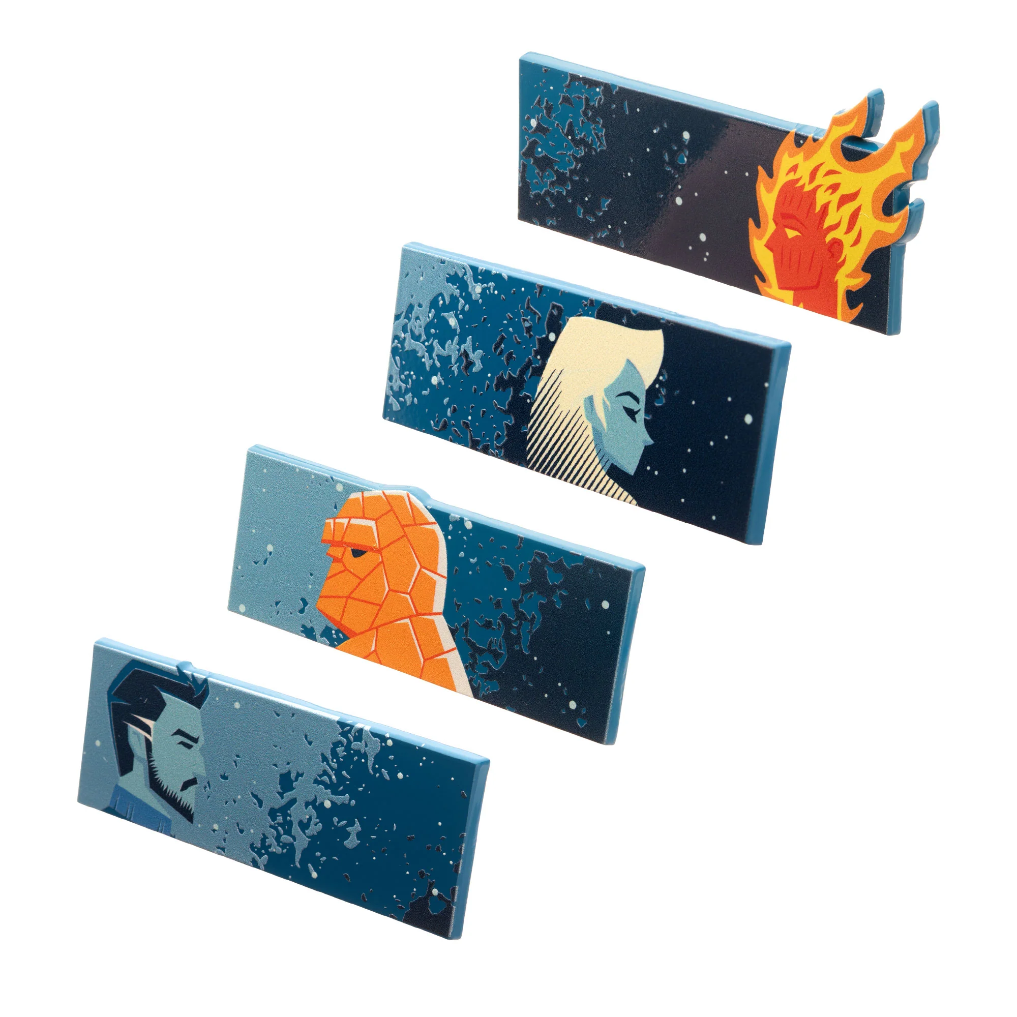 Marvel The Fantastic Four Movie Characters Pin Set – 4-Piece Collectible Pins - Image 4
