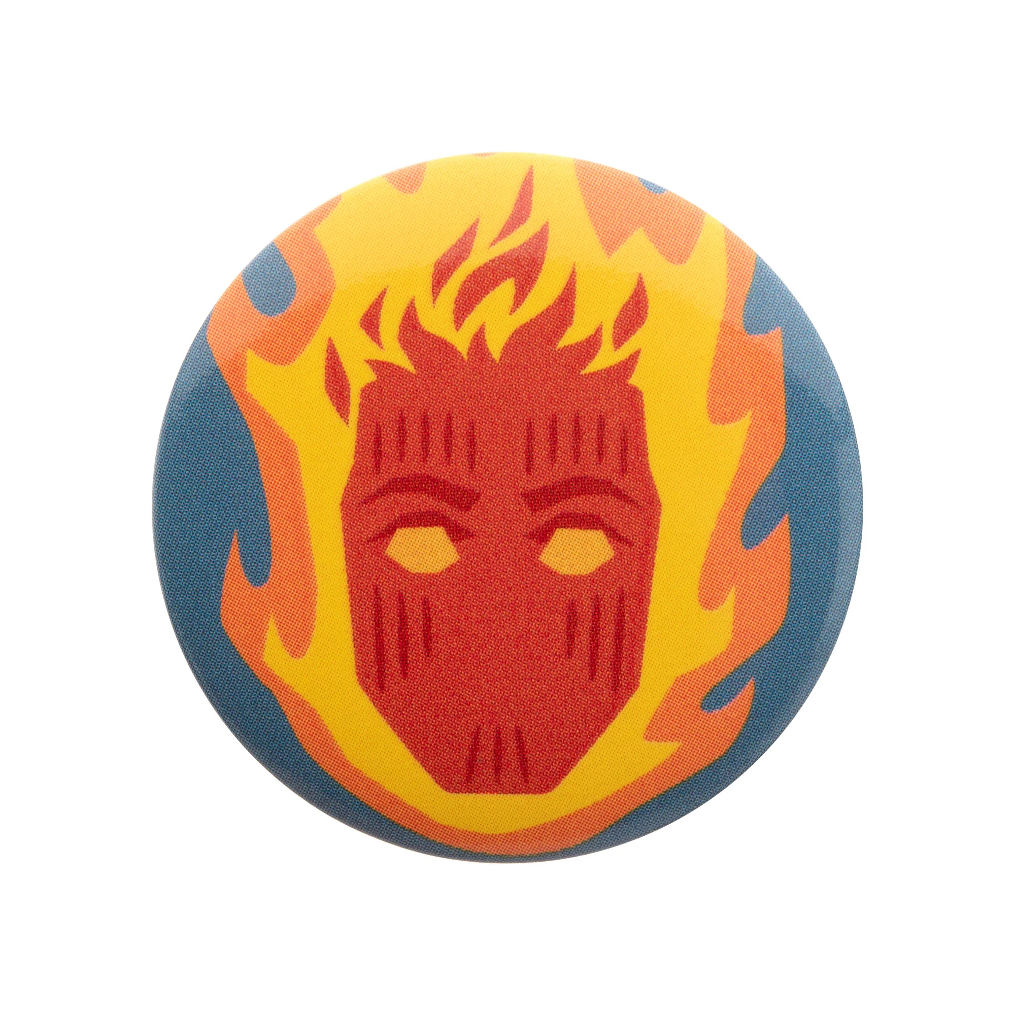 Marvel The Fantastic Four: First Steps Movie Human Torch Button Pin