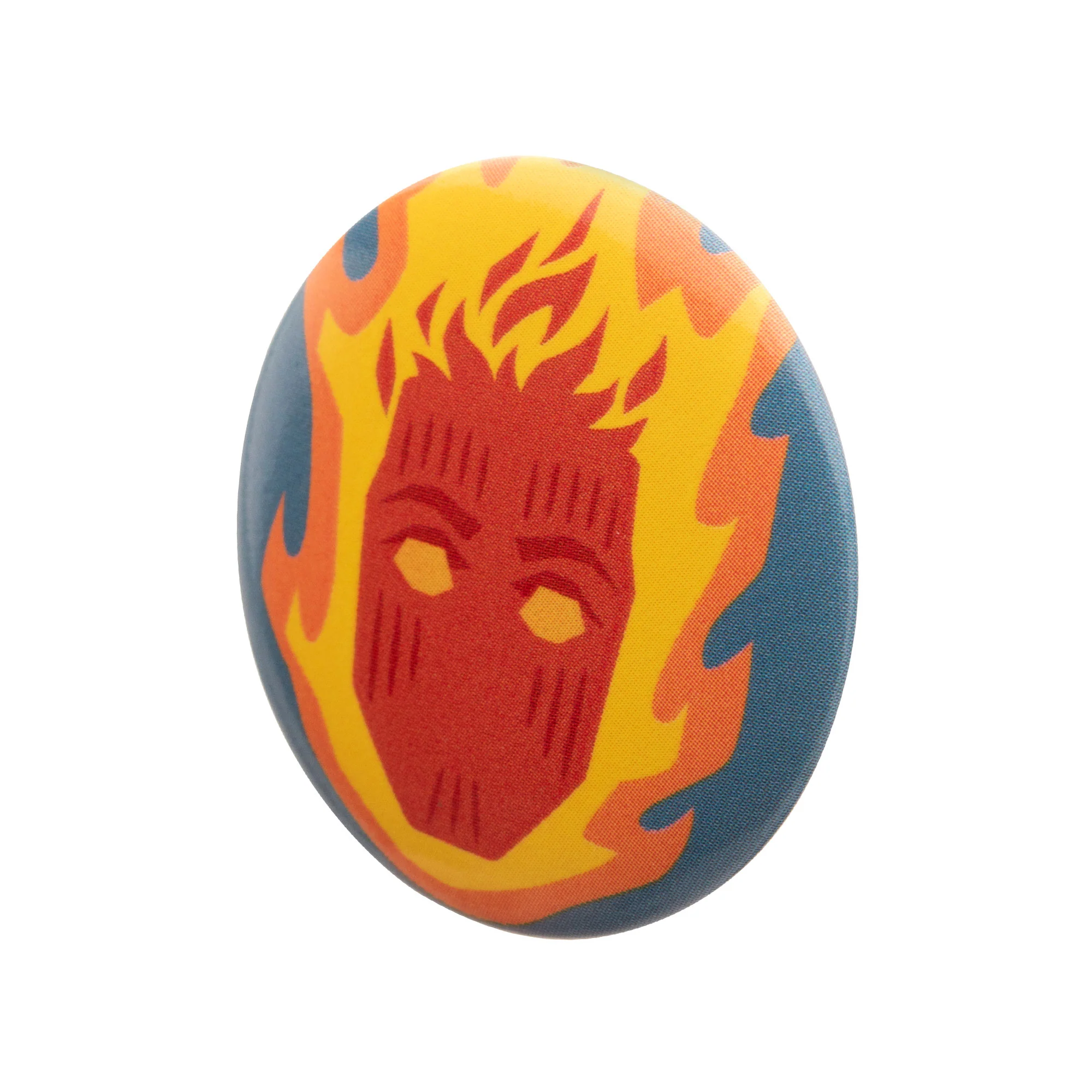 Marvel The Fantastic Four: First Steps Movie Human Torch Button Pin - Image 3