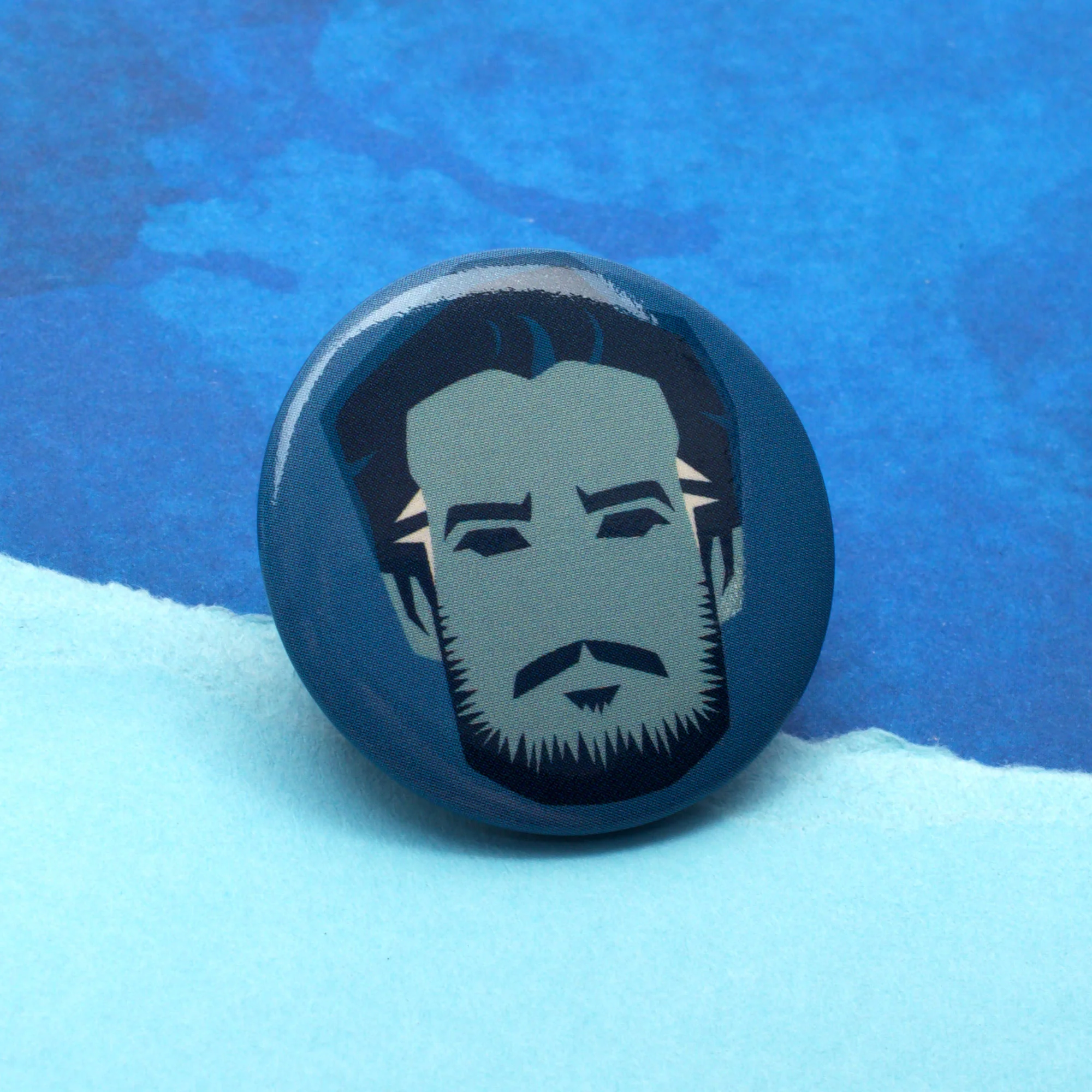 Marvel The Fantastic Four: First Steps Movie Mr. Fantastic Button Pin - Image 2