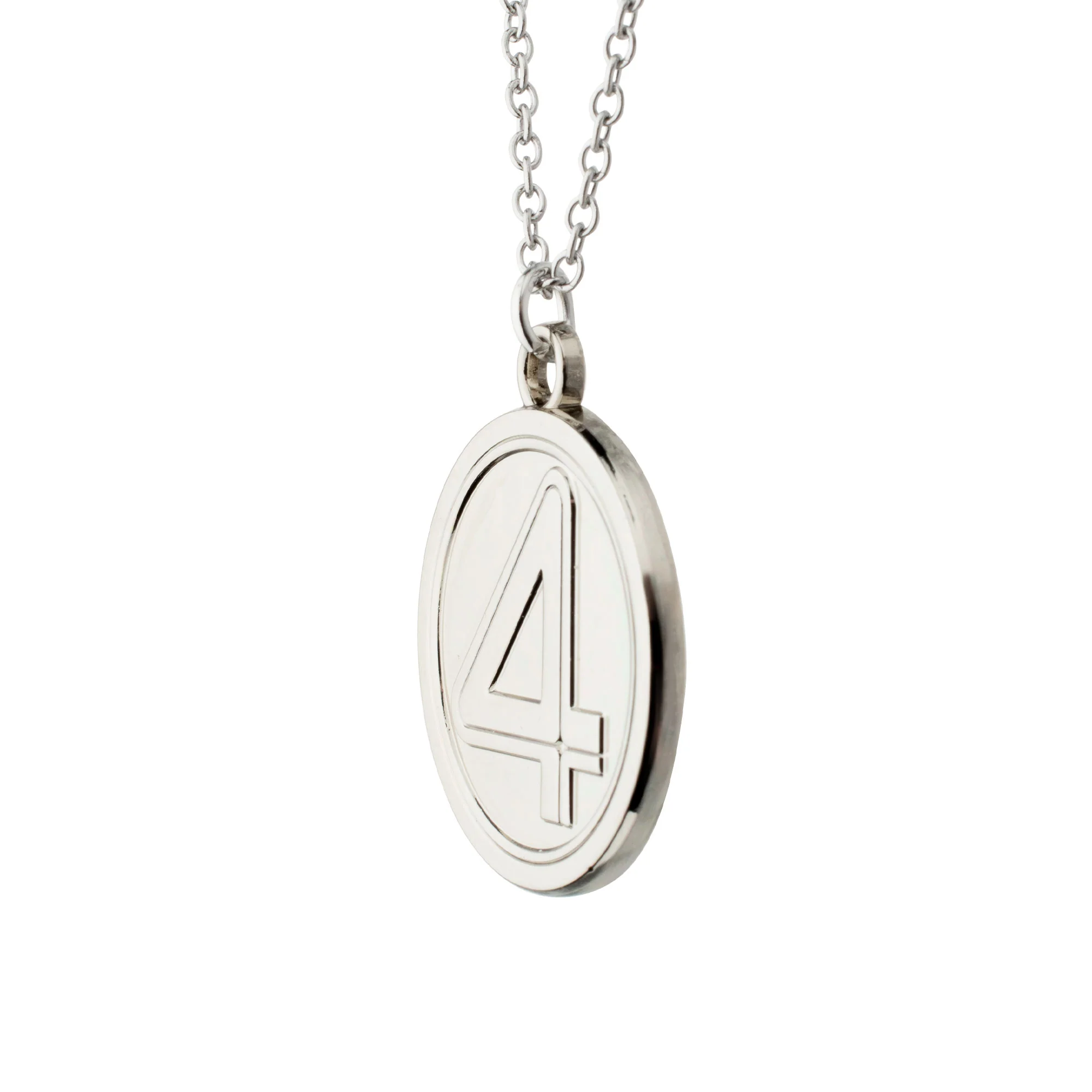 Marvel The Fantastic Four Movie Logo Necklace – Raised Metal 3D Pendant Collectible - Image 3