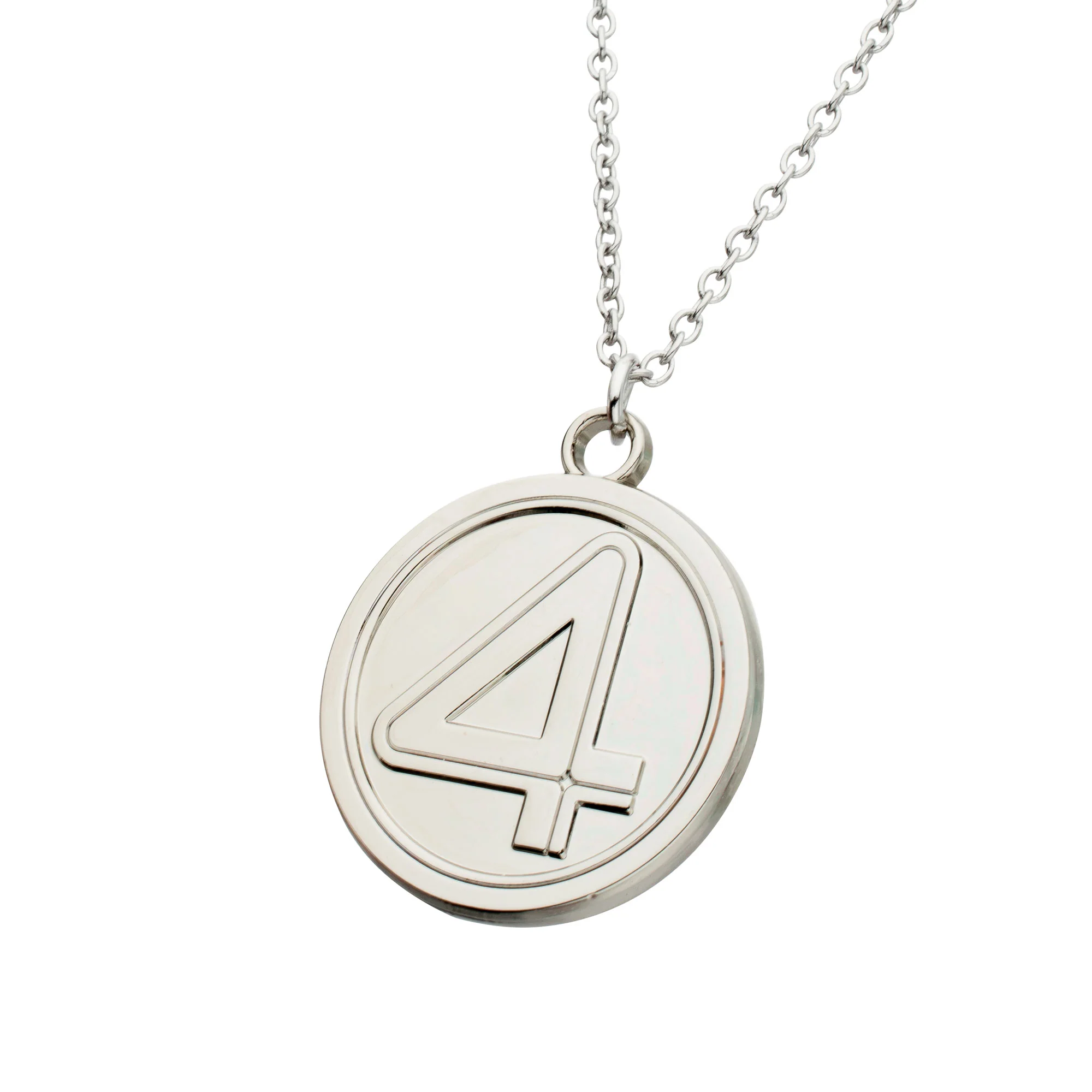 Marvel The Fantastic Four Movie Logo Necklace – Raised Metal 3D Pendant Collectible - Image 4