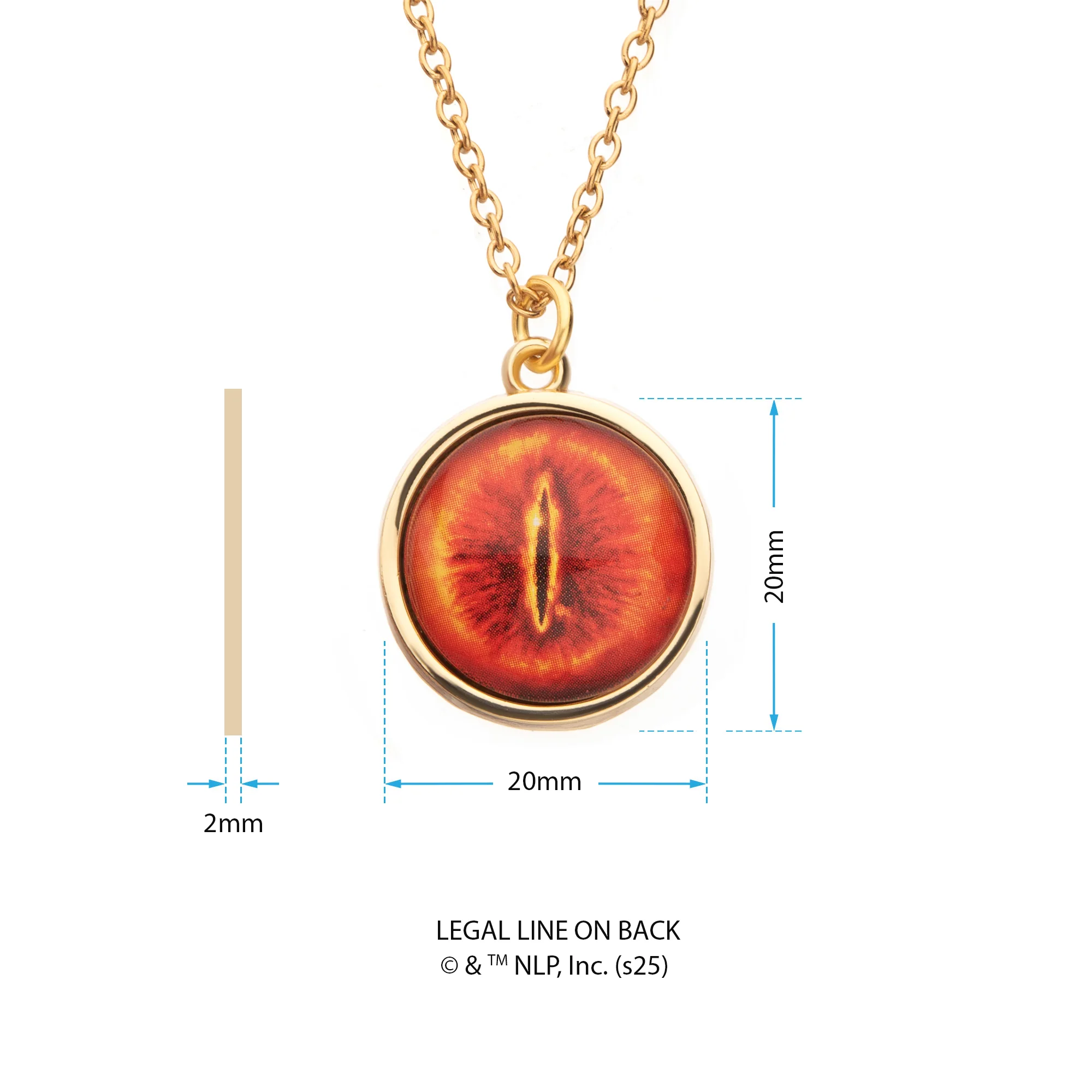 The Lord of the Rings Eye of Sauron Necklace - Image 3