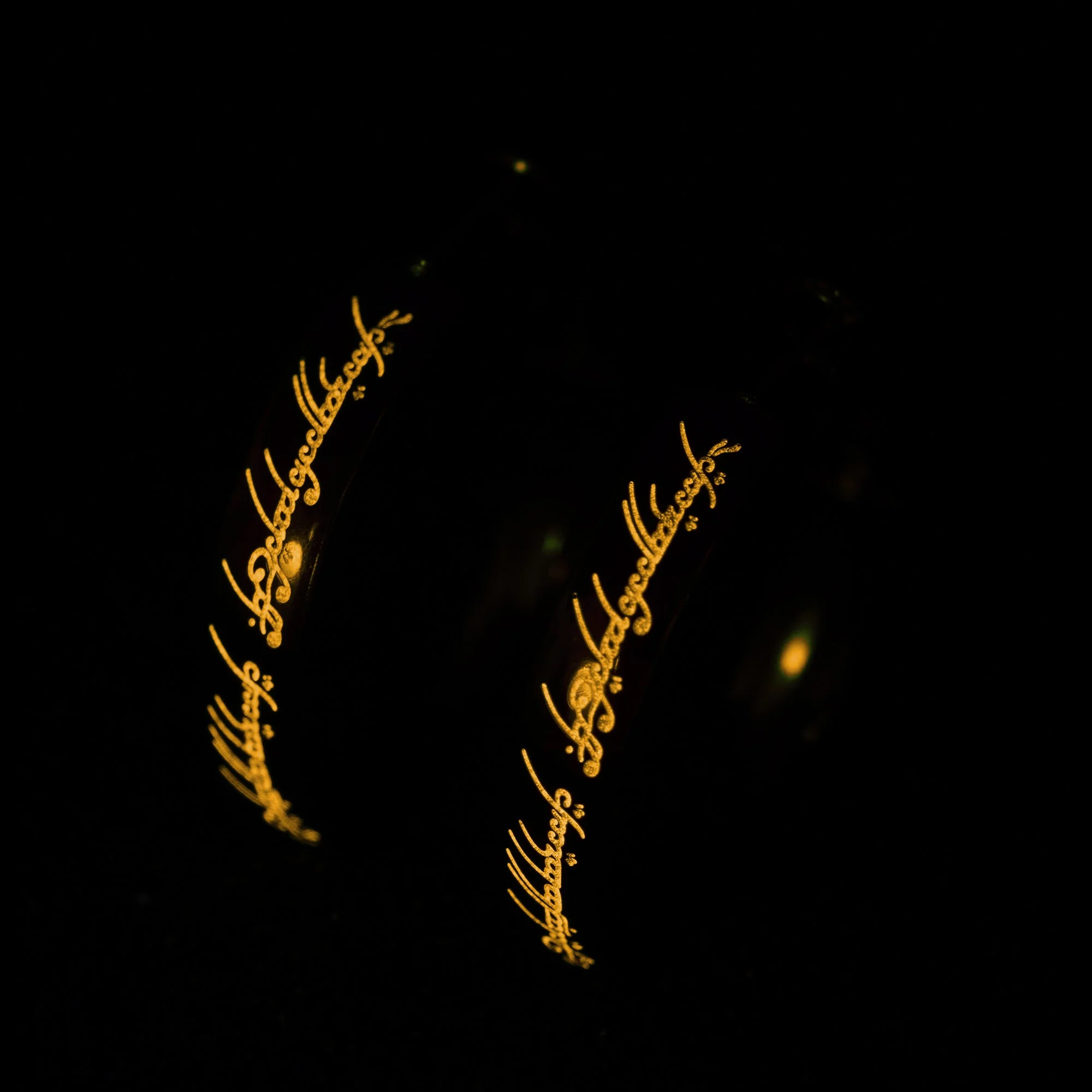 The Lord of the Rings One Ring Glow Hoop Earrings - Image 5