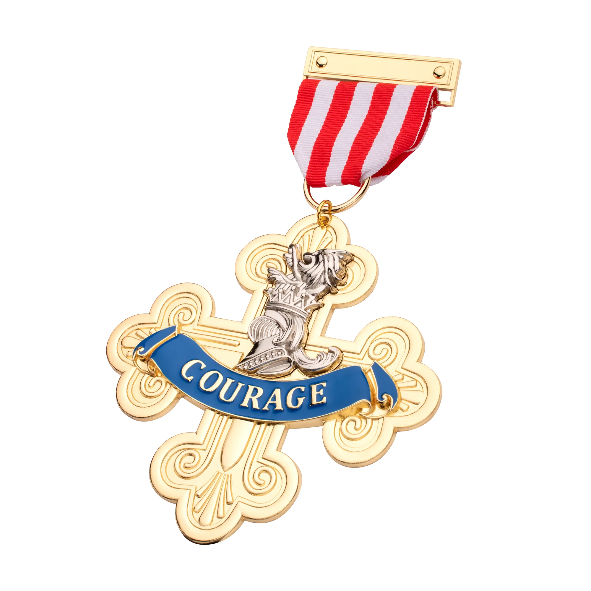 The Wizard of Oz Cowardly Lions Medal of Courage Replica Pin - Image 4