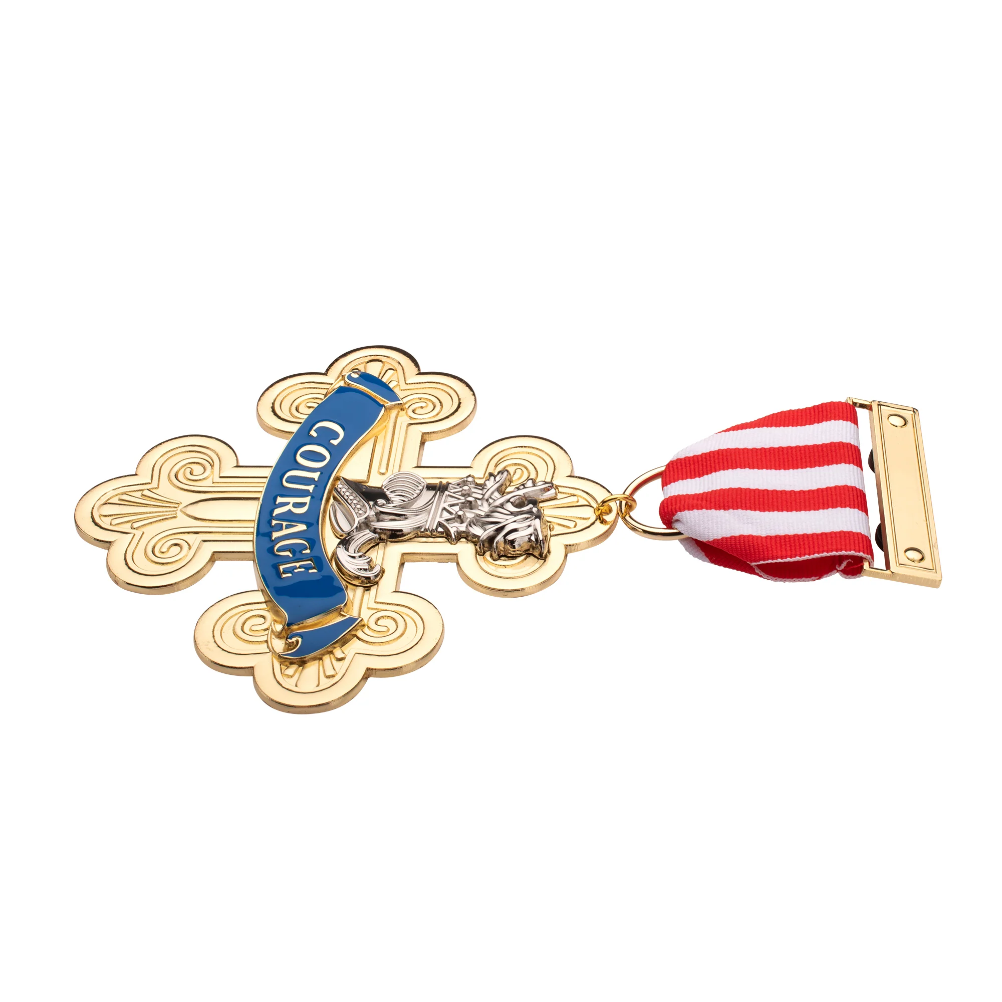 The Wizard of Oz Cowardly Lions Medal of Courage Replica Pin - Image 5