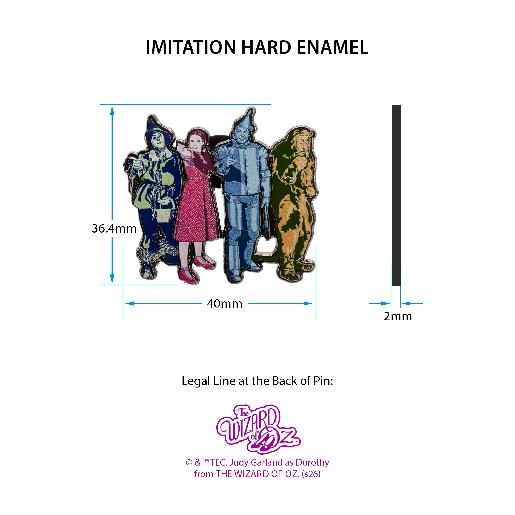 The Wizard of Oz Group Pin - Image 6