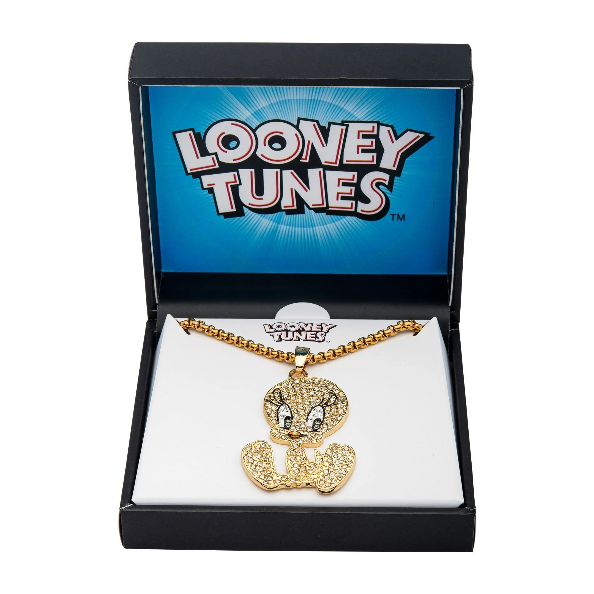 Lonney Tunes Tweety Bird Gold Plated Gemmed Pendants - Image 2